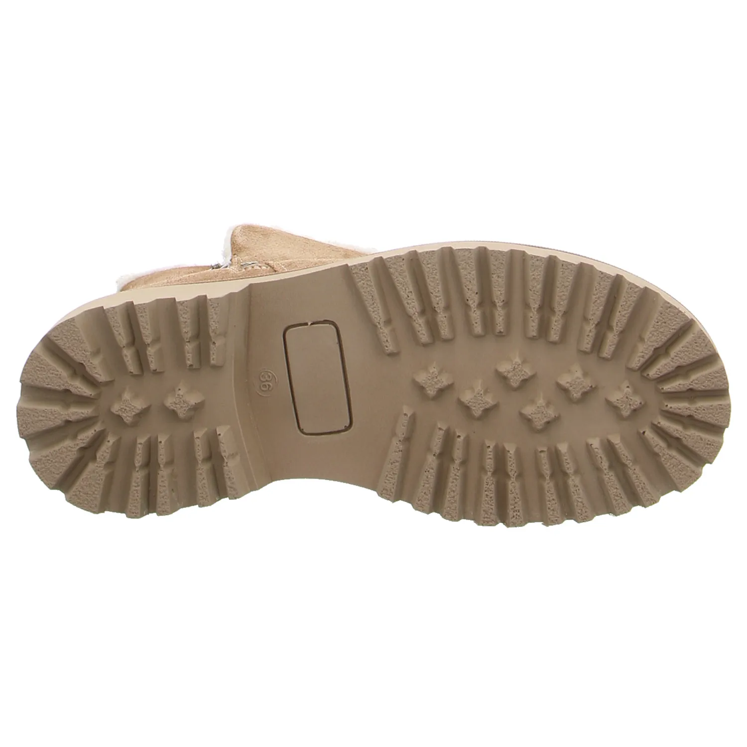SCHUHENGEL Boot Cognac Leder  mit Wollfutter