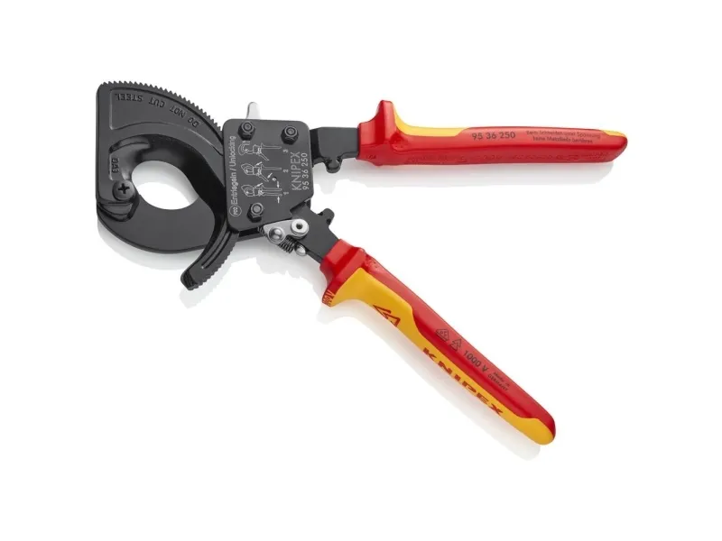 KNIPEX - Kabelskærer - lakeret sort