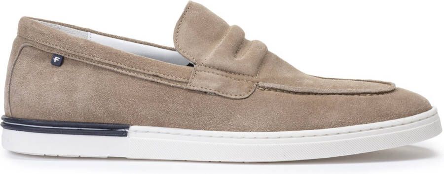 Floris van bommel 40025 De Dekker 01.04 Light Brown H-Wijdte Instapschoenen