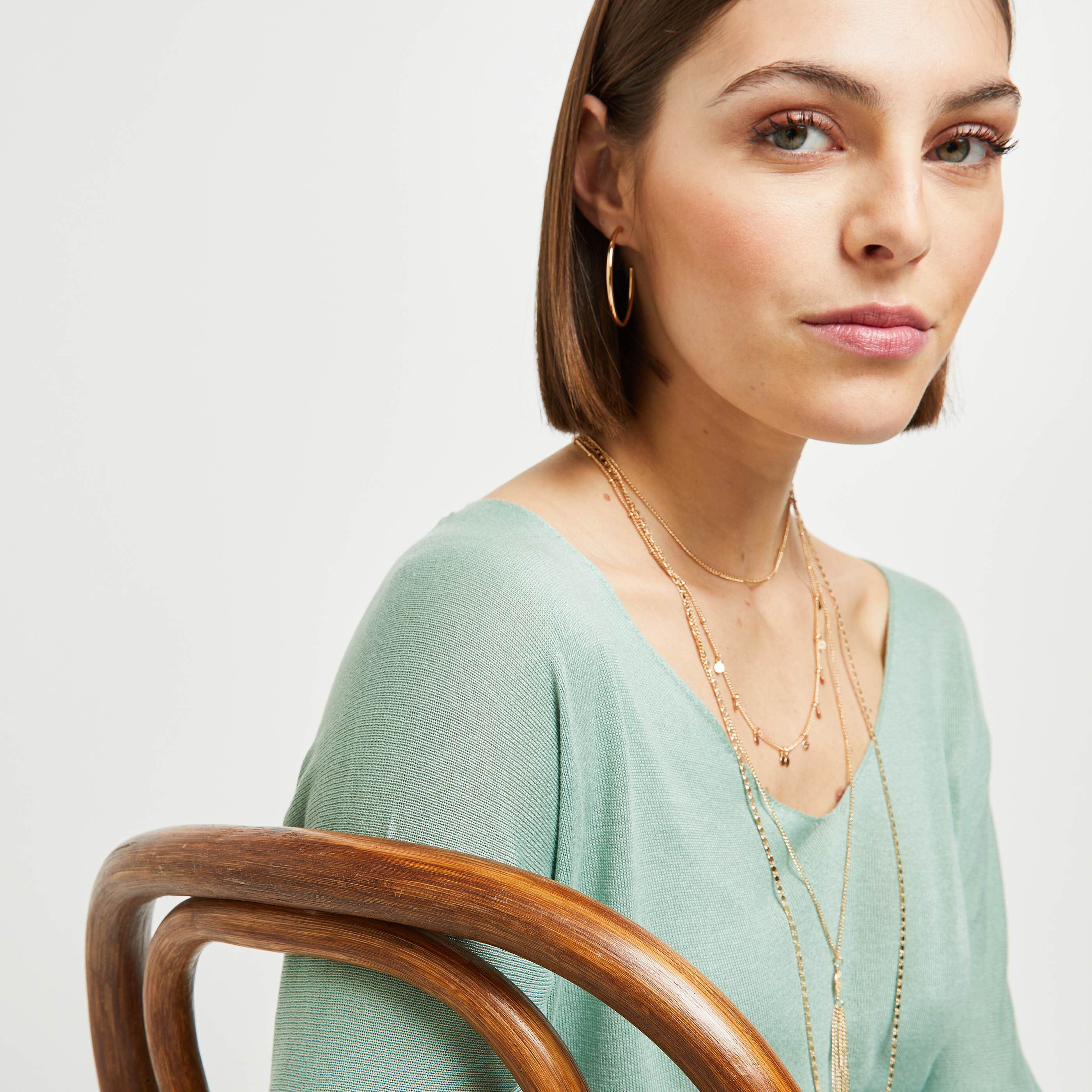 Pull loose femme - VERT