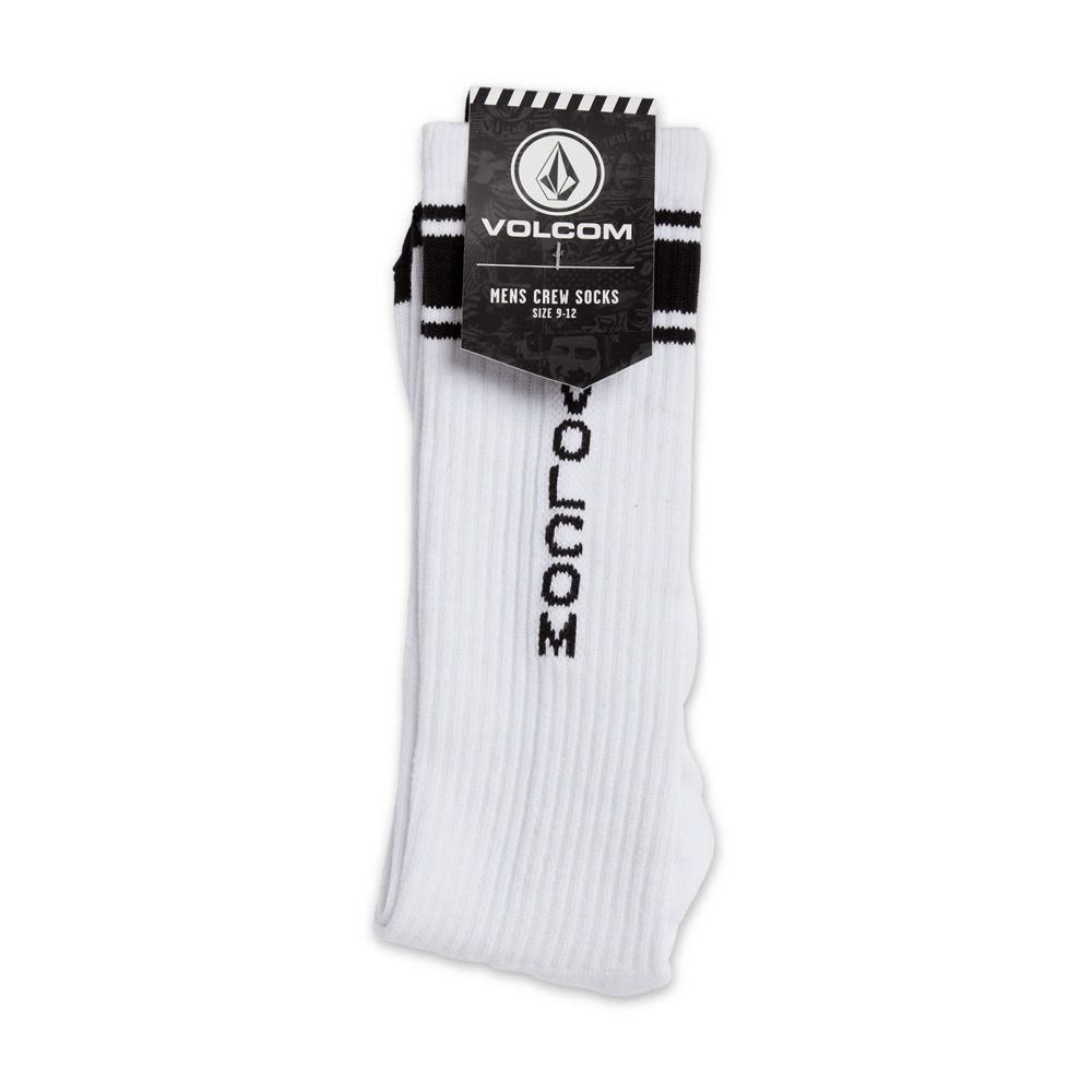 Volcom HIGH STRIPE - Chaussettes white