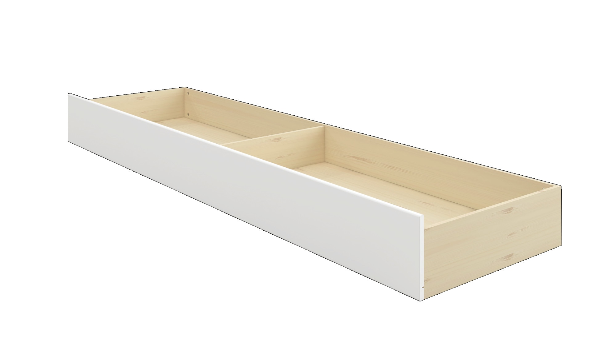 GOODproduct Bettschubkasten »Magdala, Bettkasten, Schublade« Breite 199 cm, auf Rollern, Schubkasten mit 2 Abteilungen