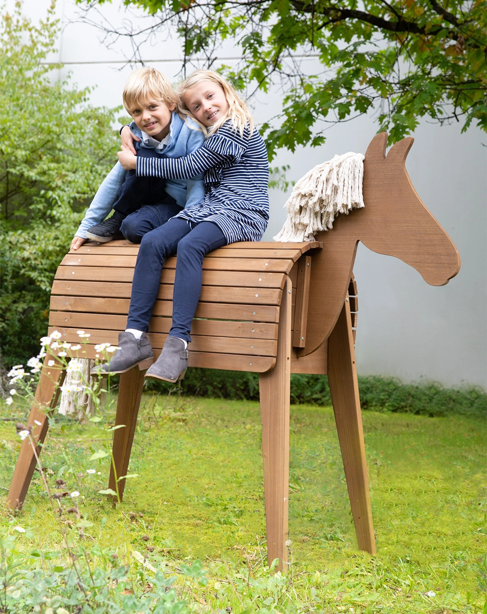 Spielpferd Outdoor (Farbe: braun)