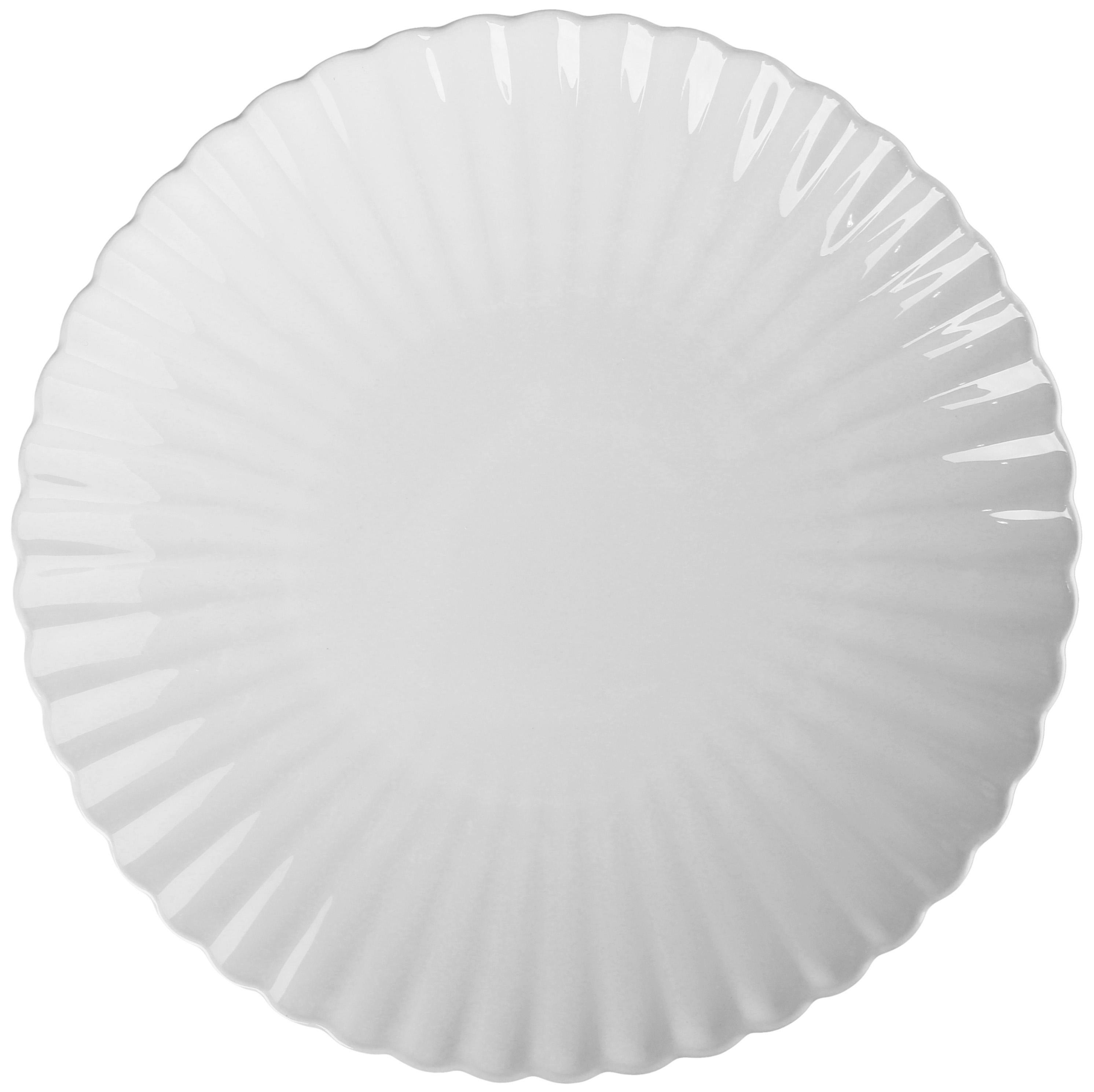 ASSIETTE PLATE GRES BLANC 26.5CM