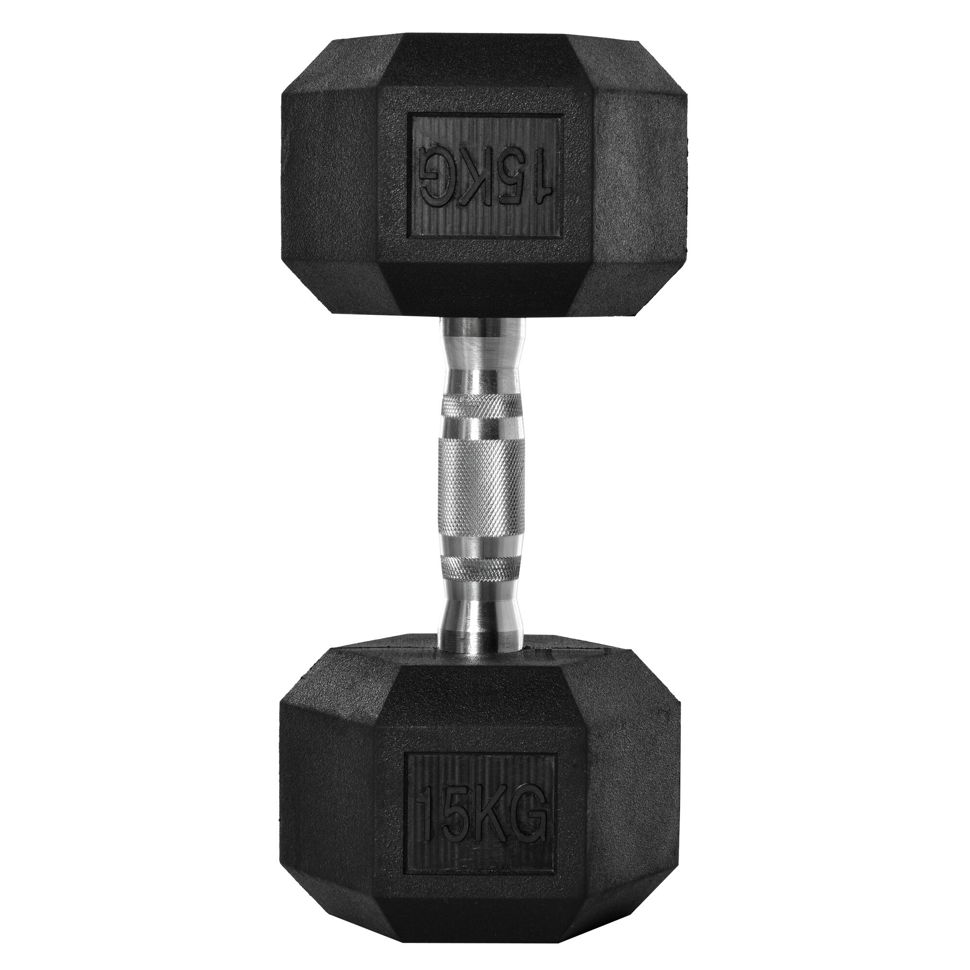 HOMCOM Kurzhantel mit 15 kg schwarz, silber 15,5B x 15,5T x 10,4H cm