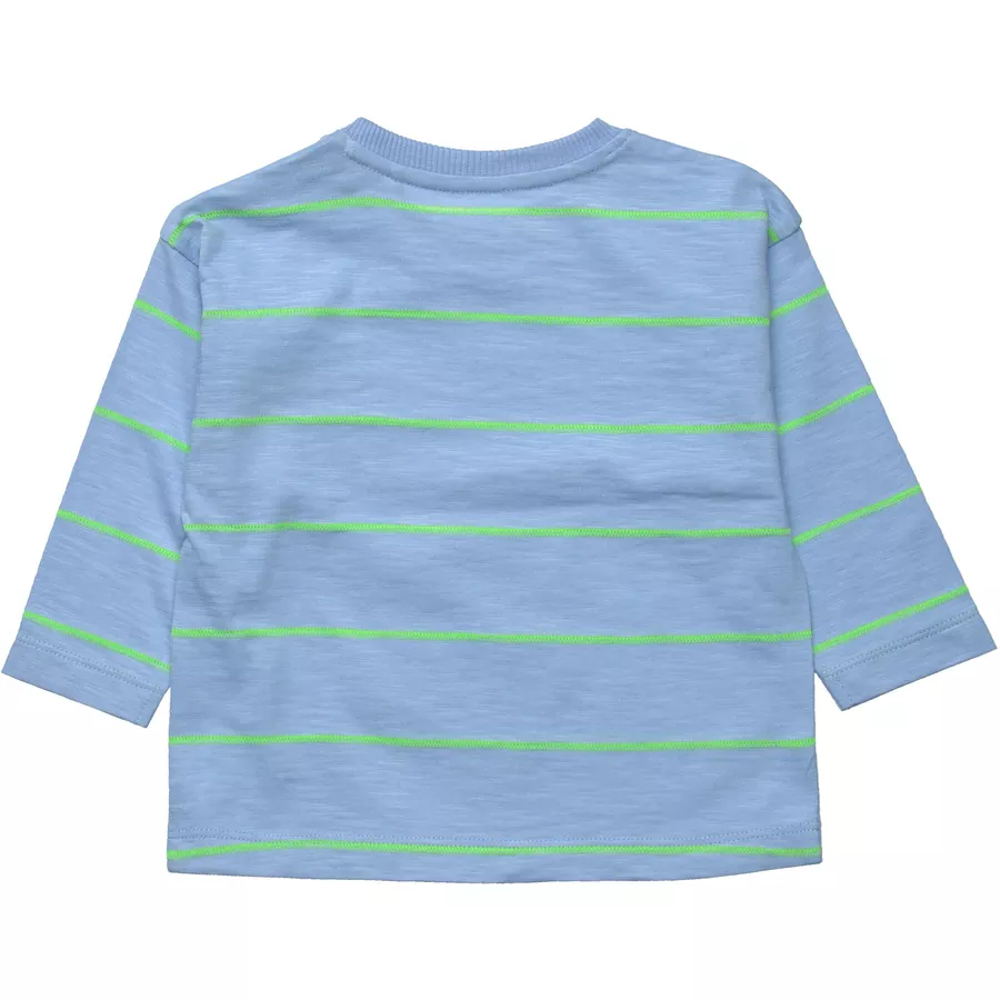 Staccato Shirt light blue gestreift