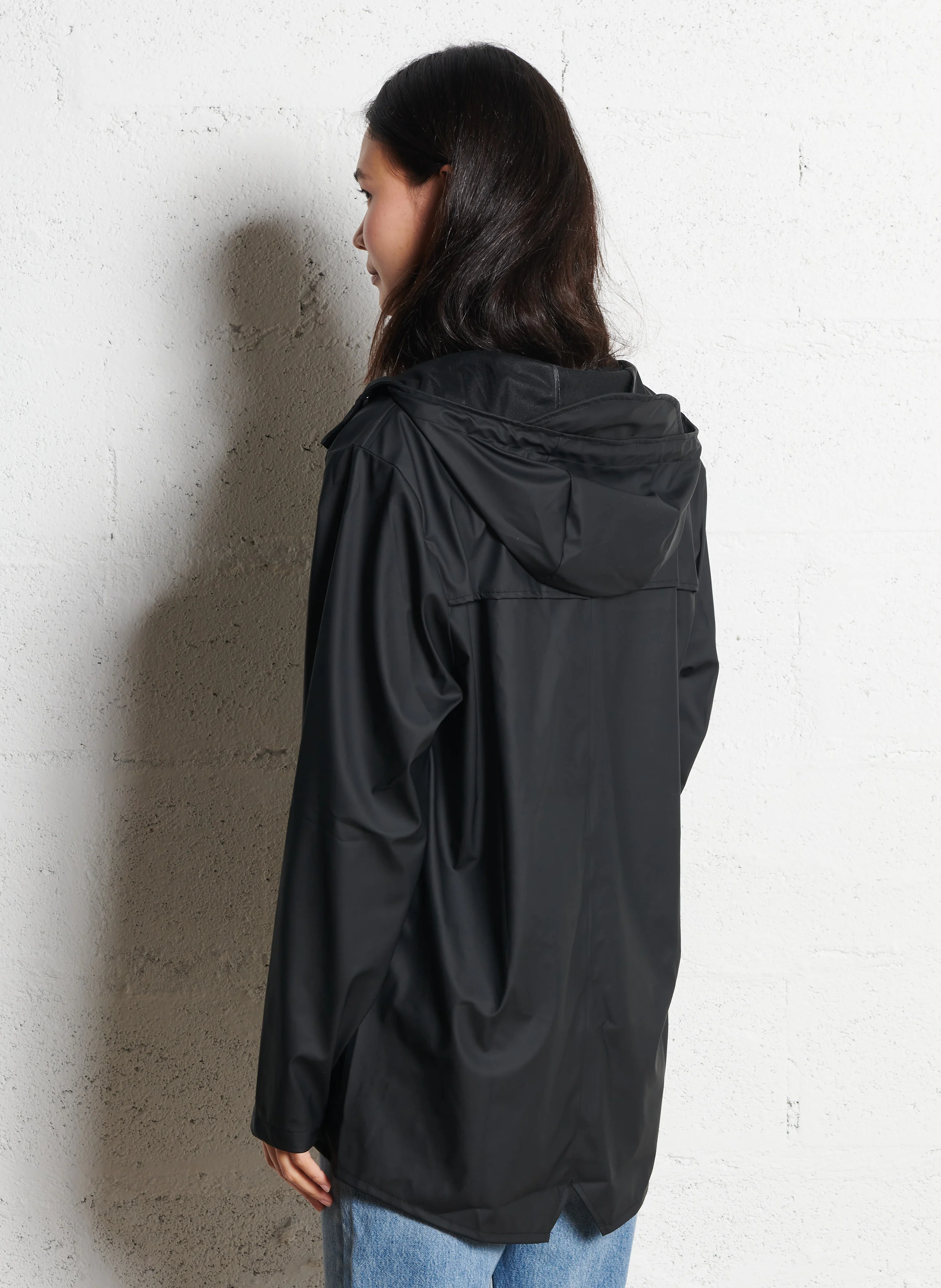 Coupe-vent imperméable à capuche | Noir