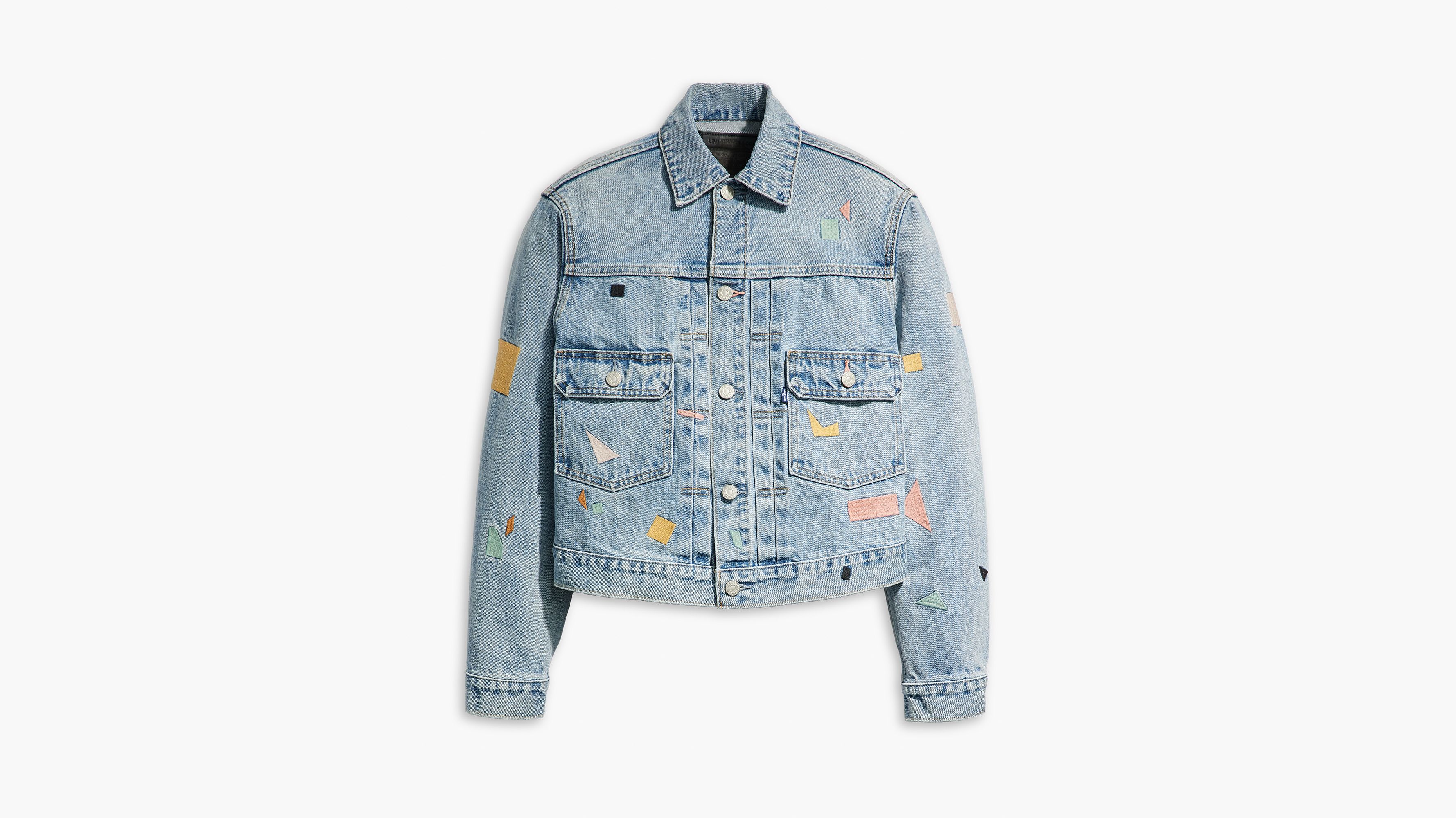 Veste Trucker Type II - Furikakeru - Bleu