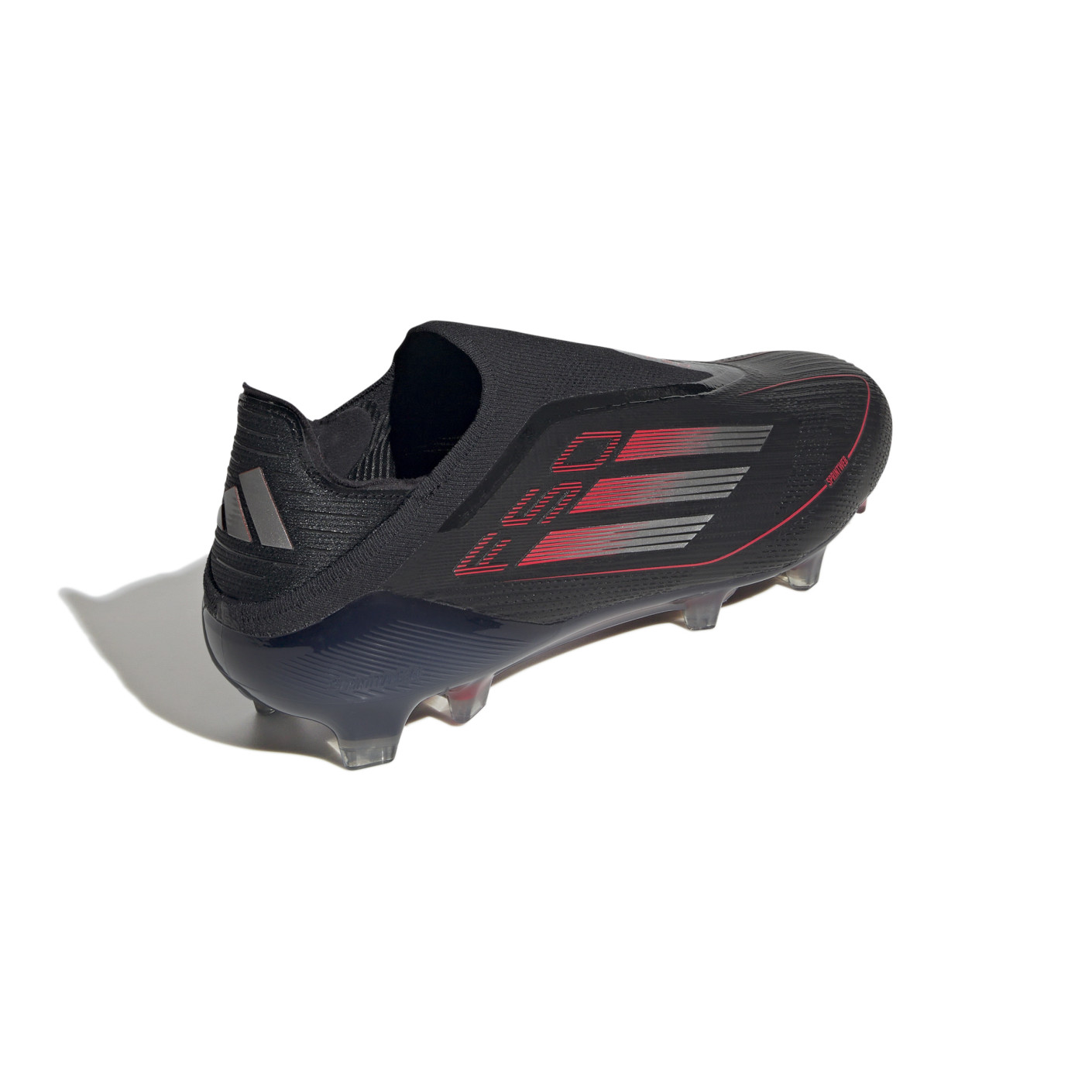 Adidas F50 Elite Veterloze Gras Voetbalschoenen (FG) Zwart Rood Zilver