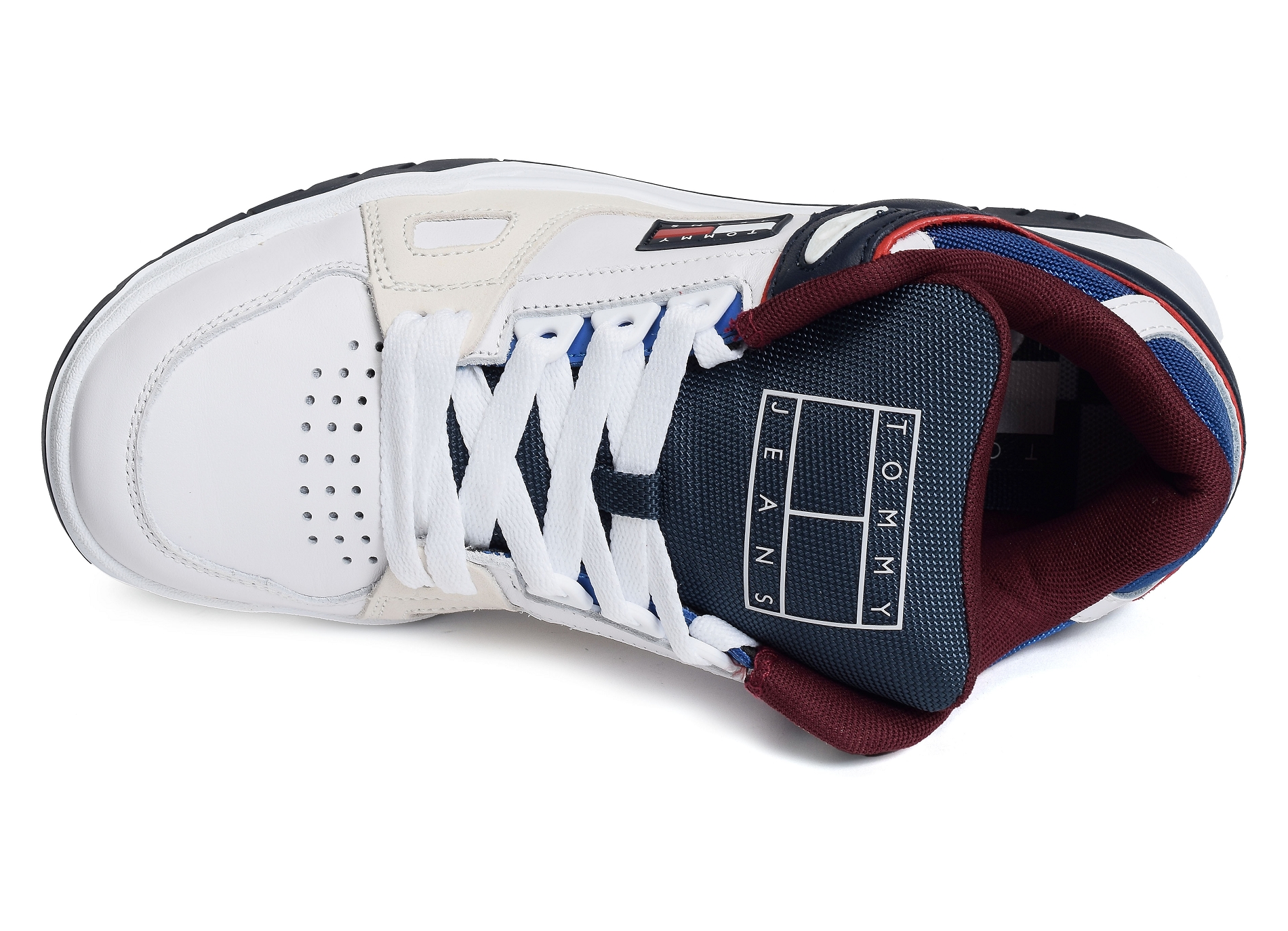 Tommy jeans skate sneaker 1042 blanc marine