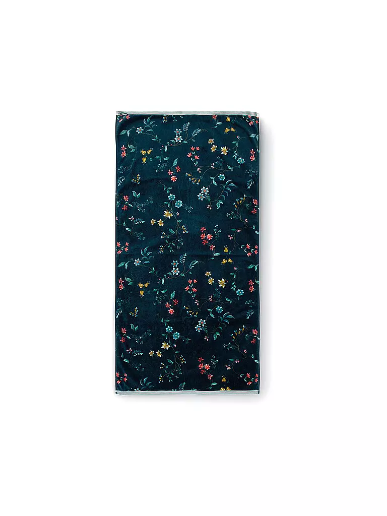 PIP STUDIO Gästetuch LES FLEURS 30x50cm D- Blau  dunkelblau