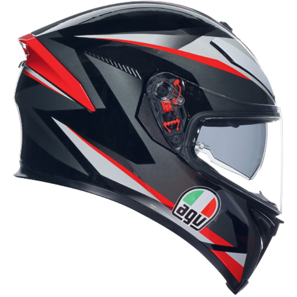 AGV - Casque K5 S Plasma Noir / Gris / Rouge