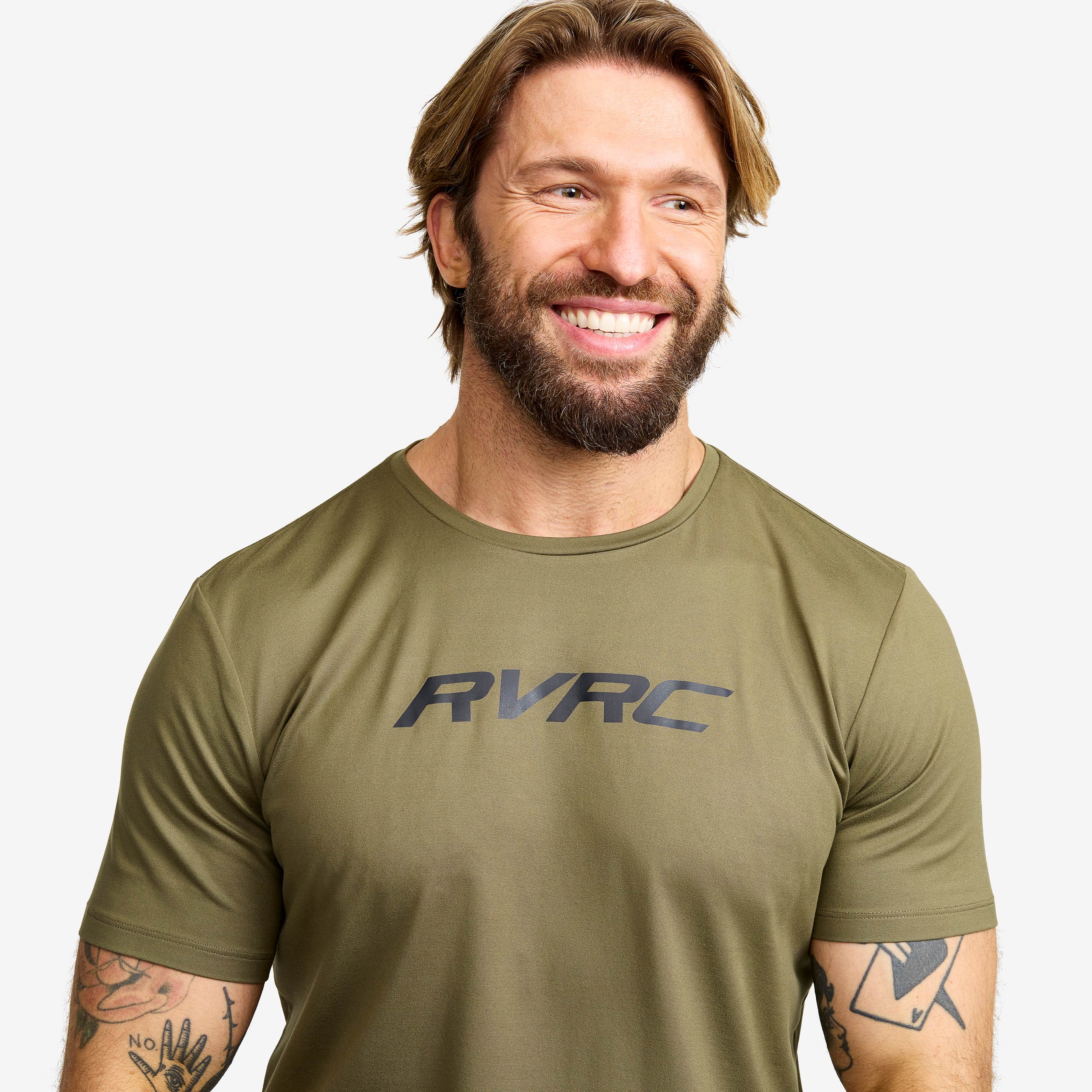 Mission Logo T-shirt Herre Burnt Olive