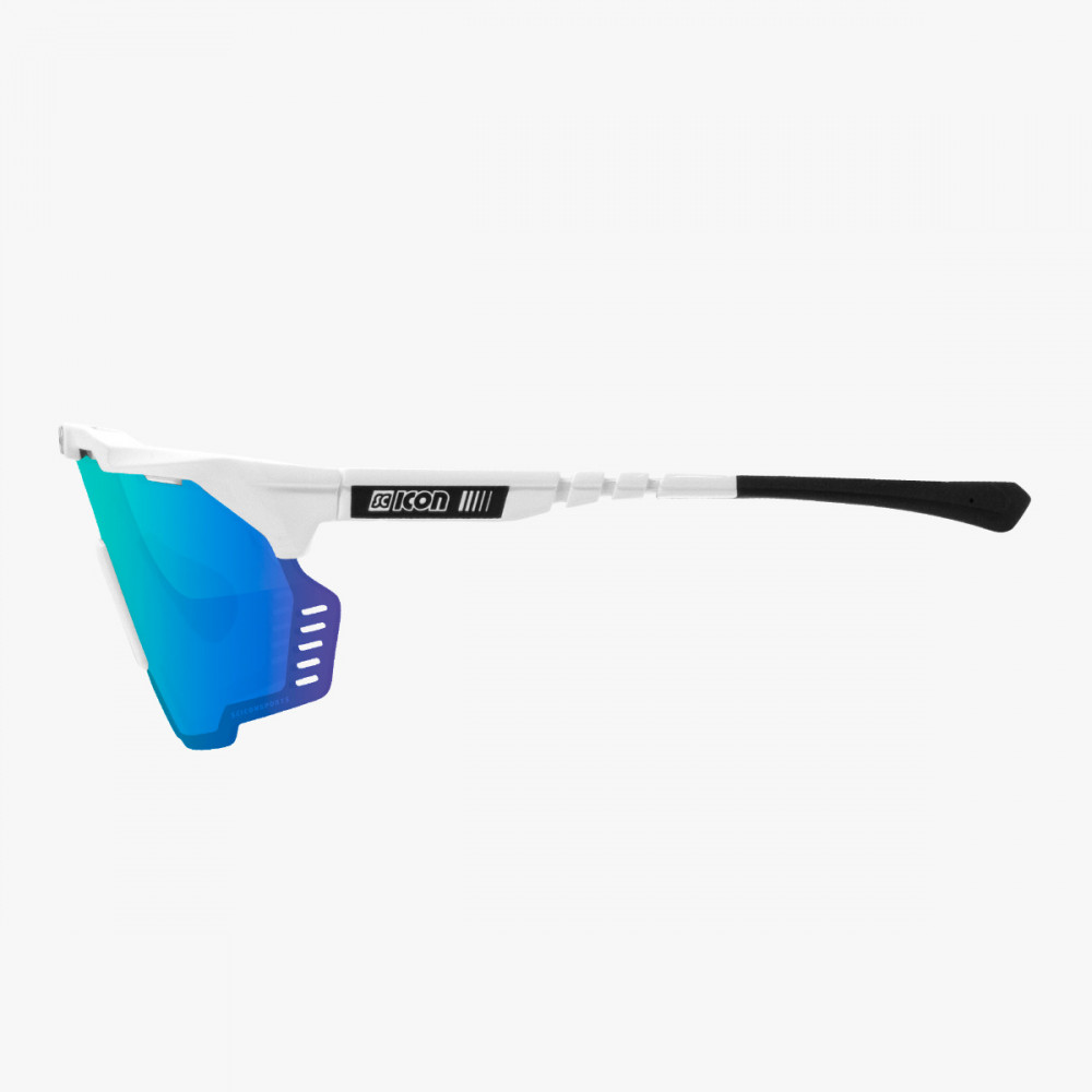Scicon Aeroshade Kunken solbriller hvid/ Multimirror blå