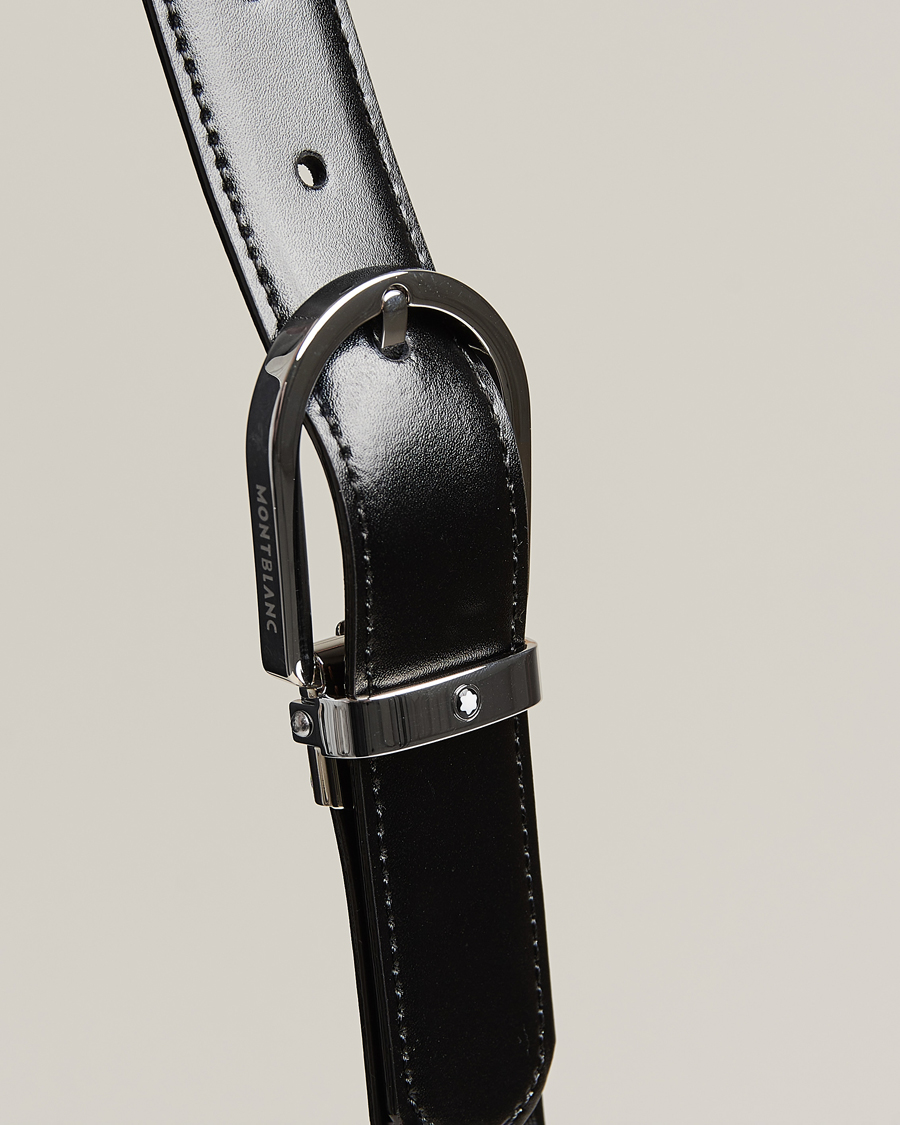 Montblanc Reversible Horseshoe Buckle 30mm Belt  Black/Brown