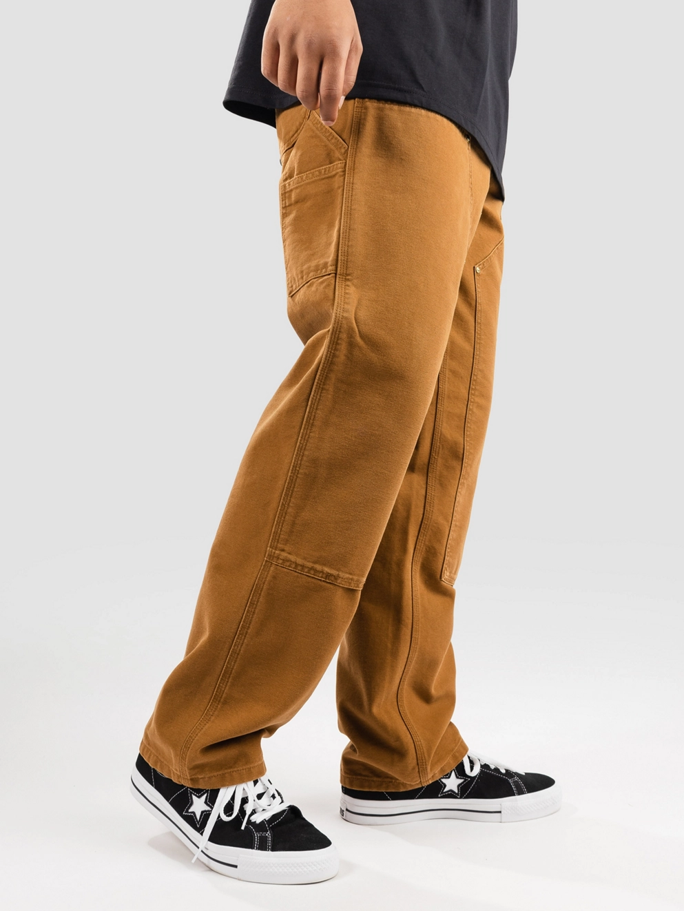 Carhartt WIP Double Knee Pants deep h brown aged canvas