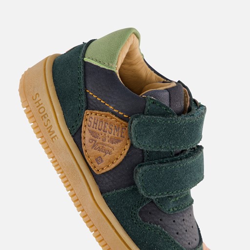Shoesme Babyschoenen Velcro blauw Leer