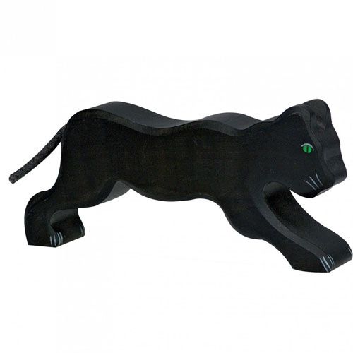 Holztiger panter 15 cm 8680143