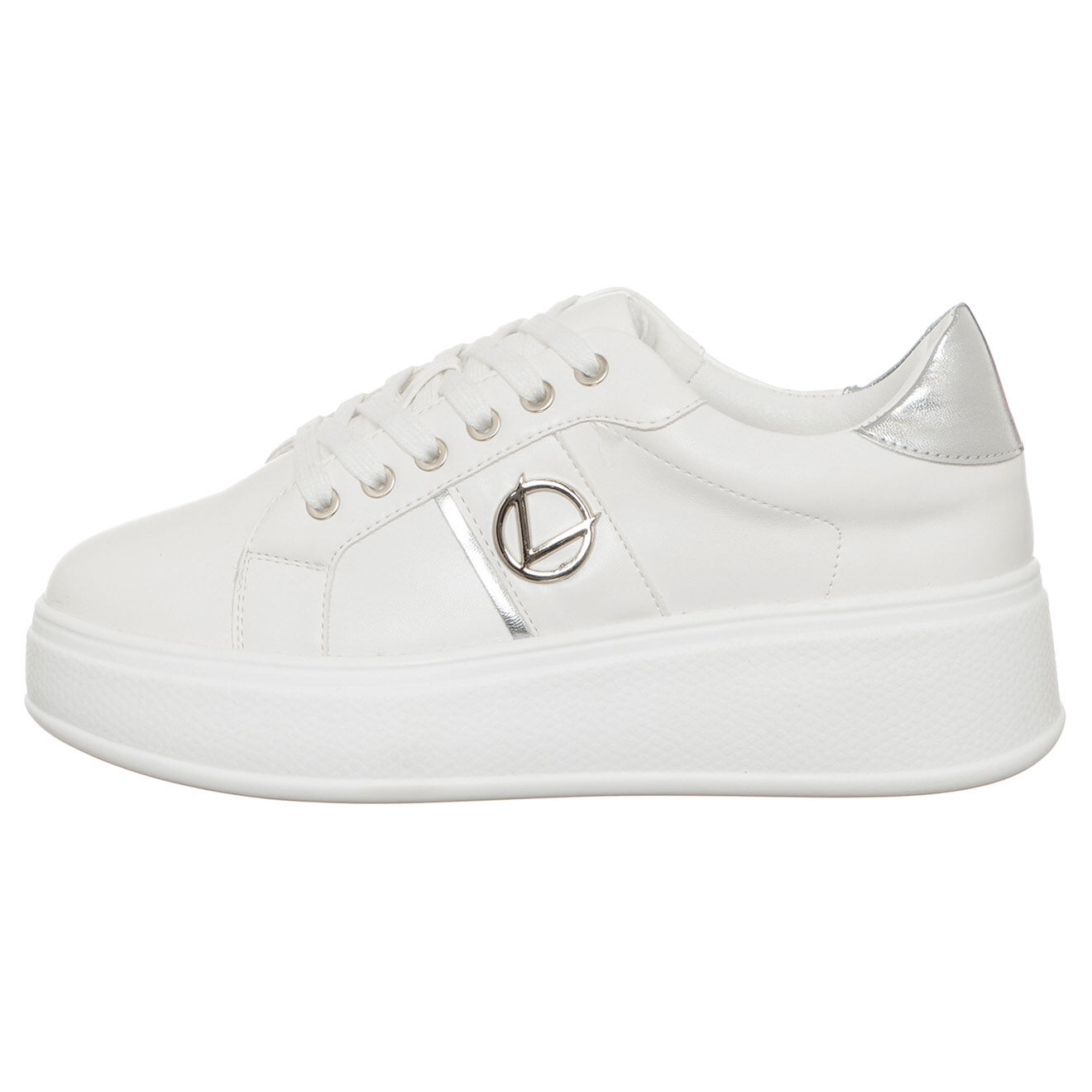 Loretta by Loretta Sneakers Pia blanc/argenté