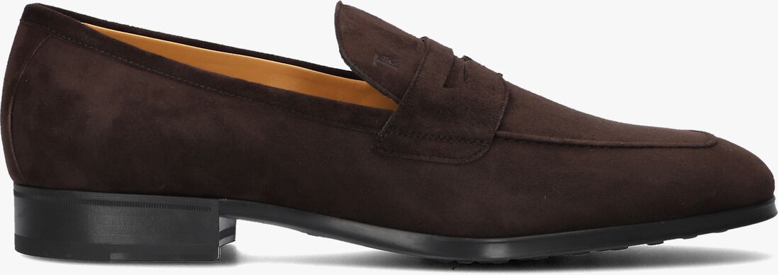 bruine tod's loafers mocassino gomma 35l