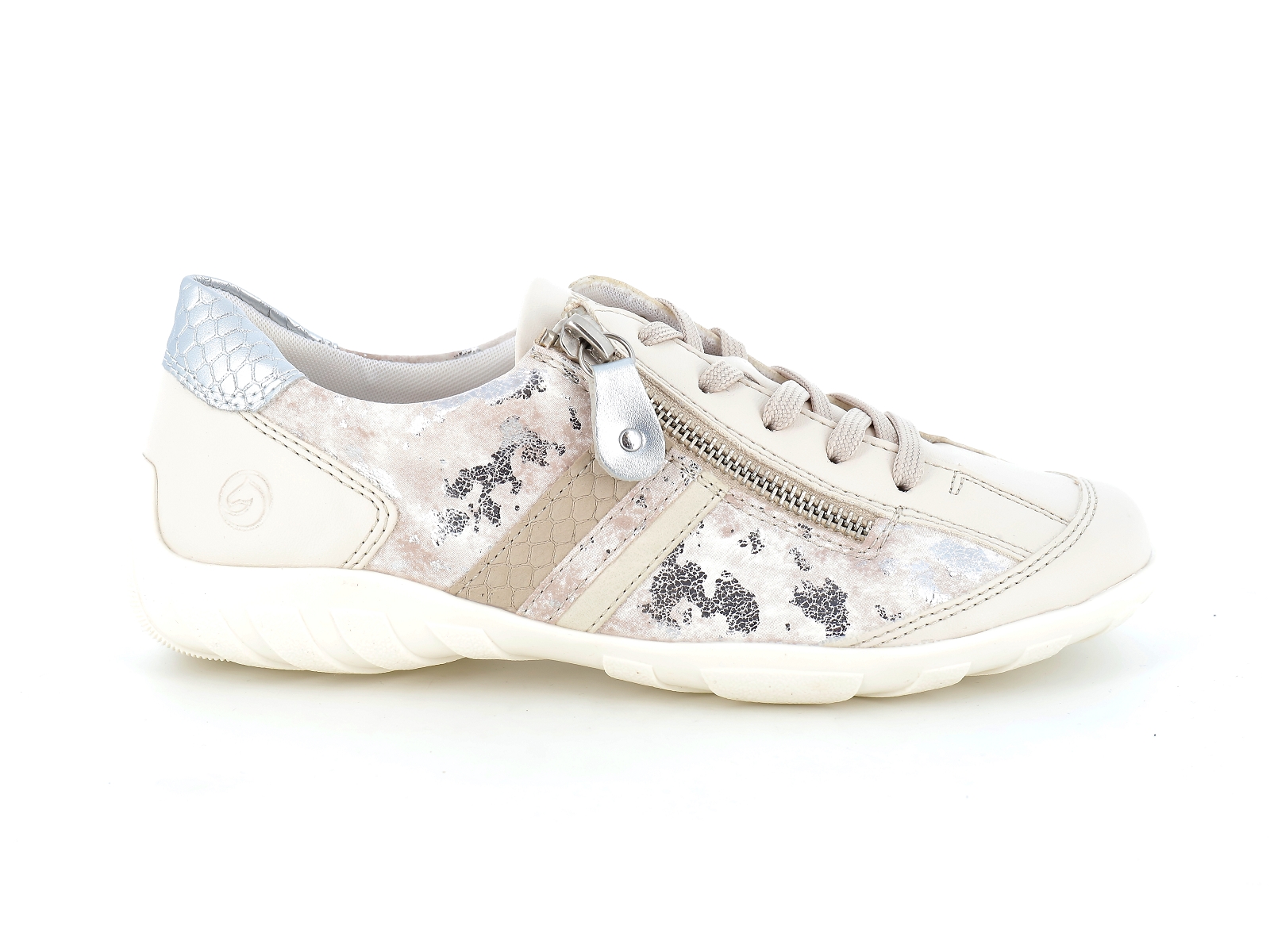 Remonte-R3407 Cuir Beige Metal