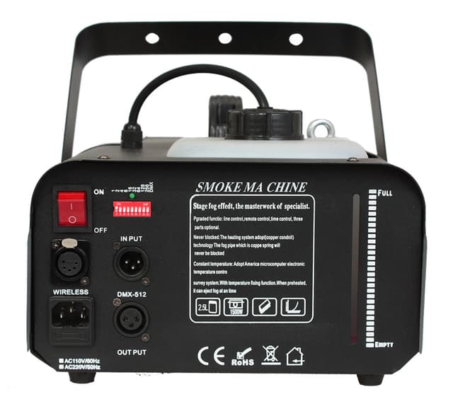 Ibiza røgmaskine, 1200 watt + DMX