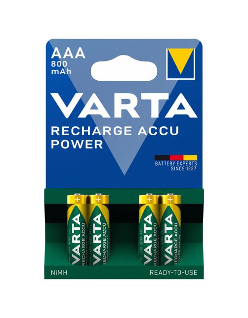Varta Batterij Oplaadbaar Aaa 4 St - Batterijen -