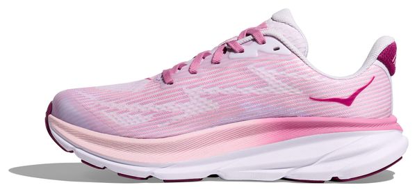 Chaussures Running Hoka Clifton 9 Youth Rose Enfant