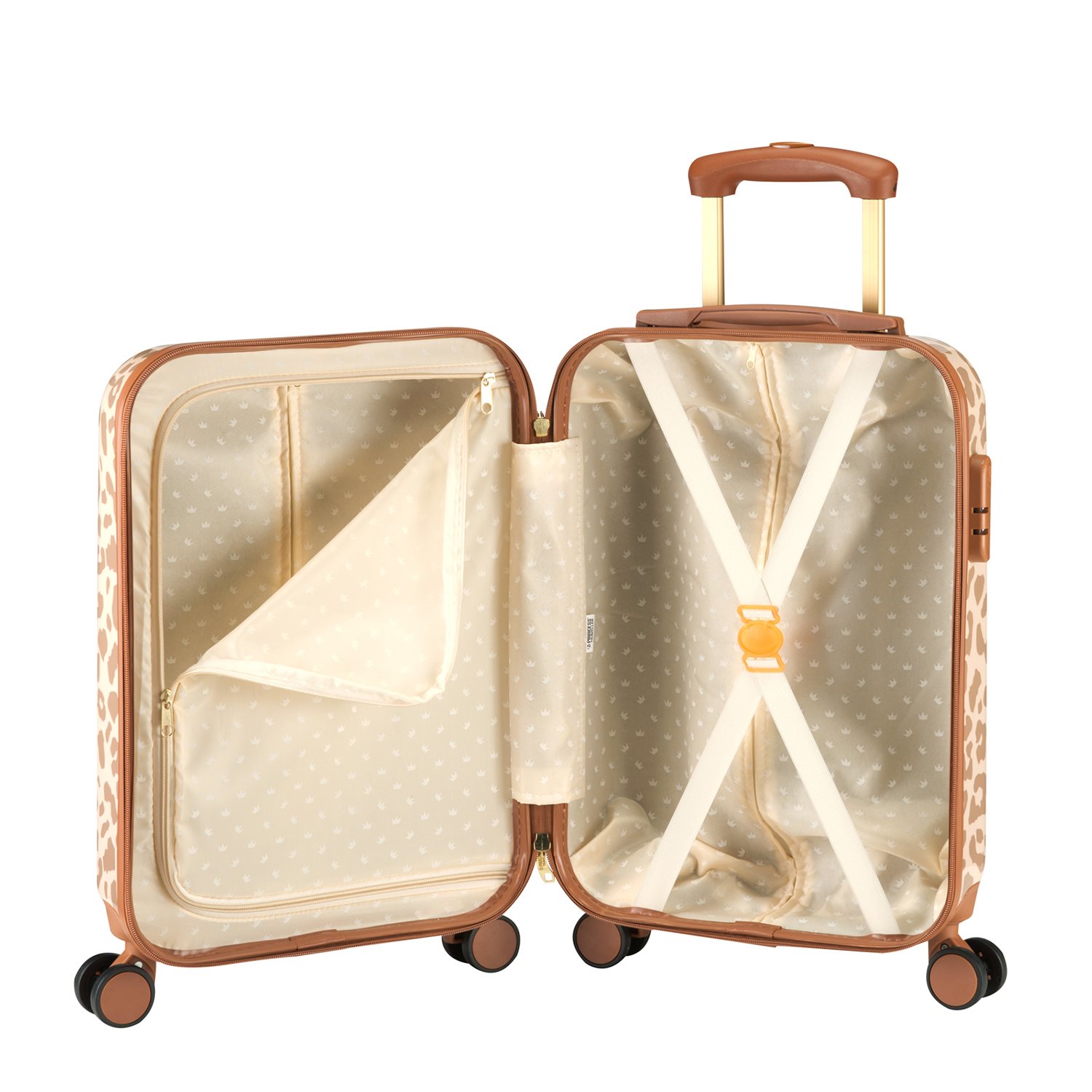 Princess Traveller Animal Print Cabin Trolley leopard