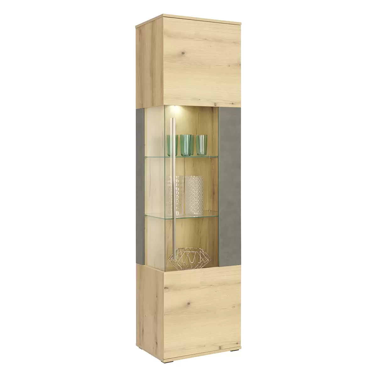 Vitrine Limit braun,anthrazit