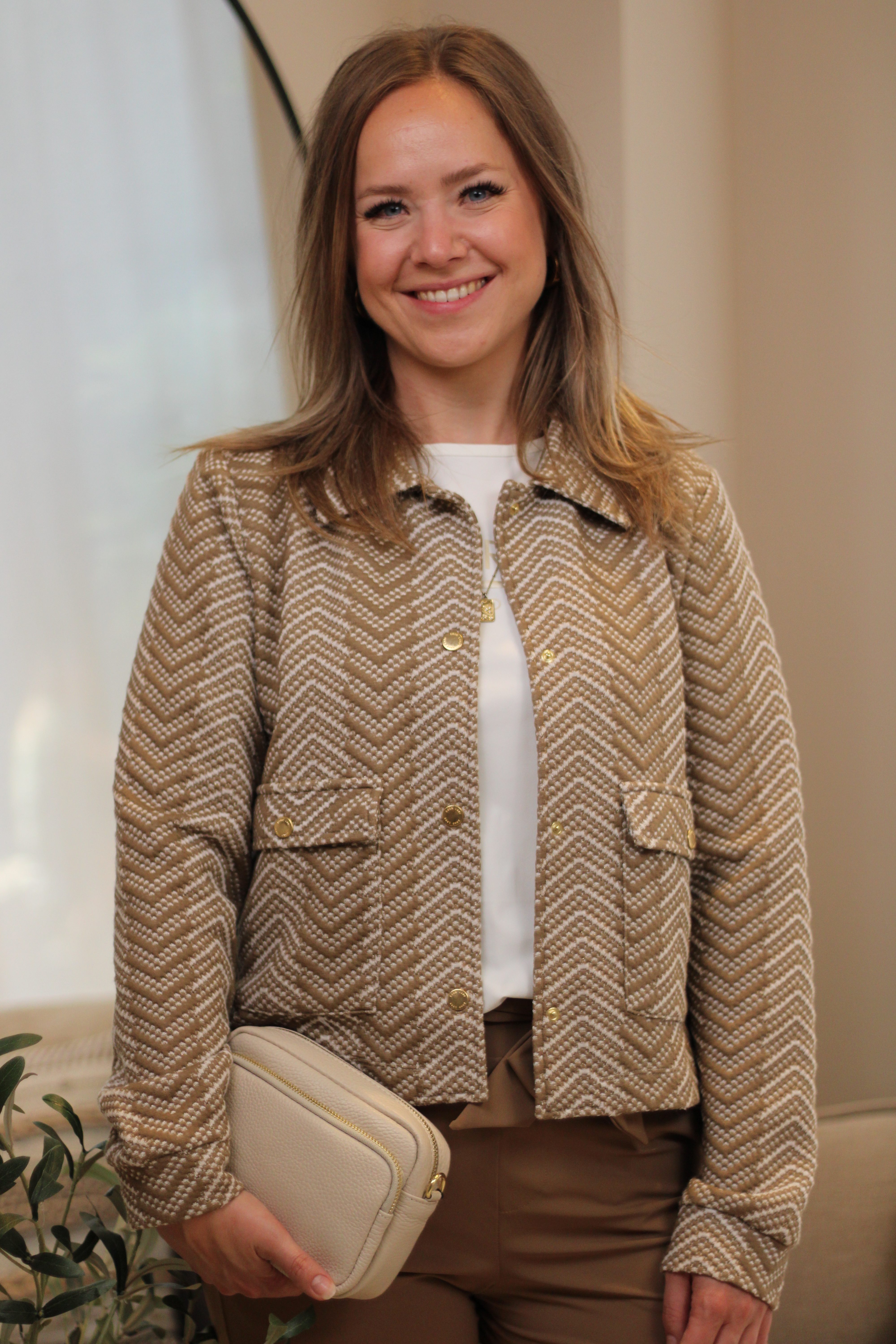 Zoso - Janine Fancy Jacquard Jacket - Camel