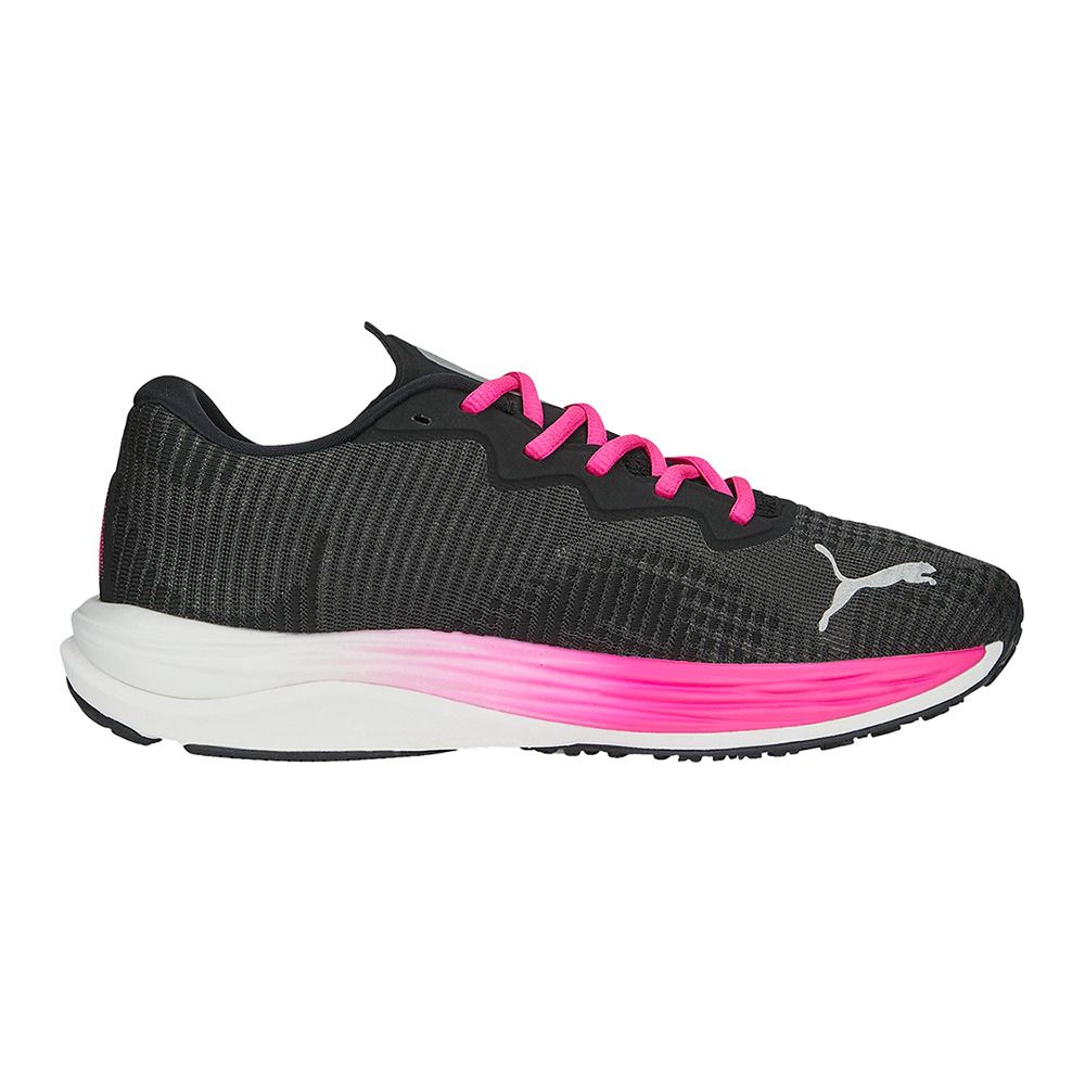 Puma VELOCITY NITRO 2 FADE - Chaussures Running Femme puma black/ravish/puma silver