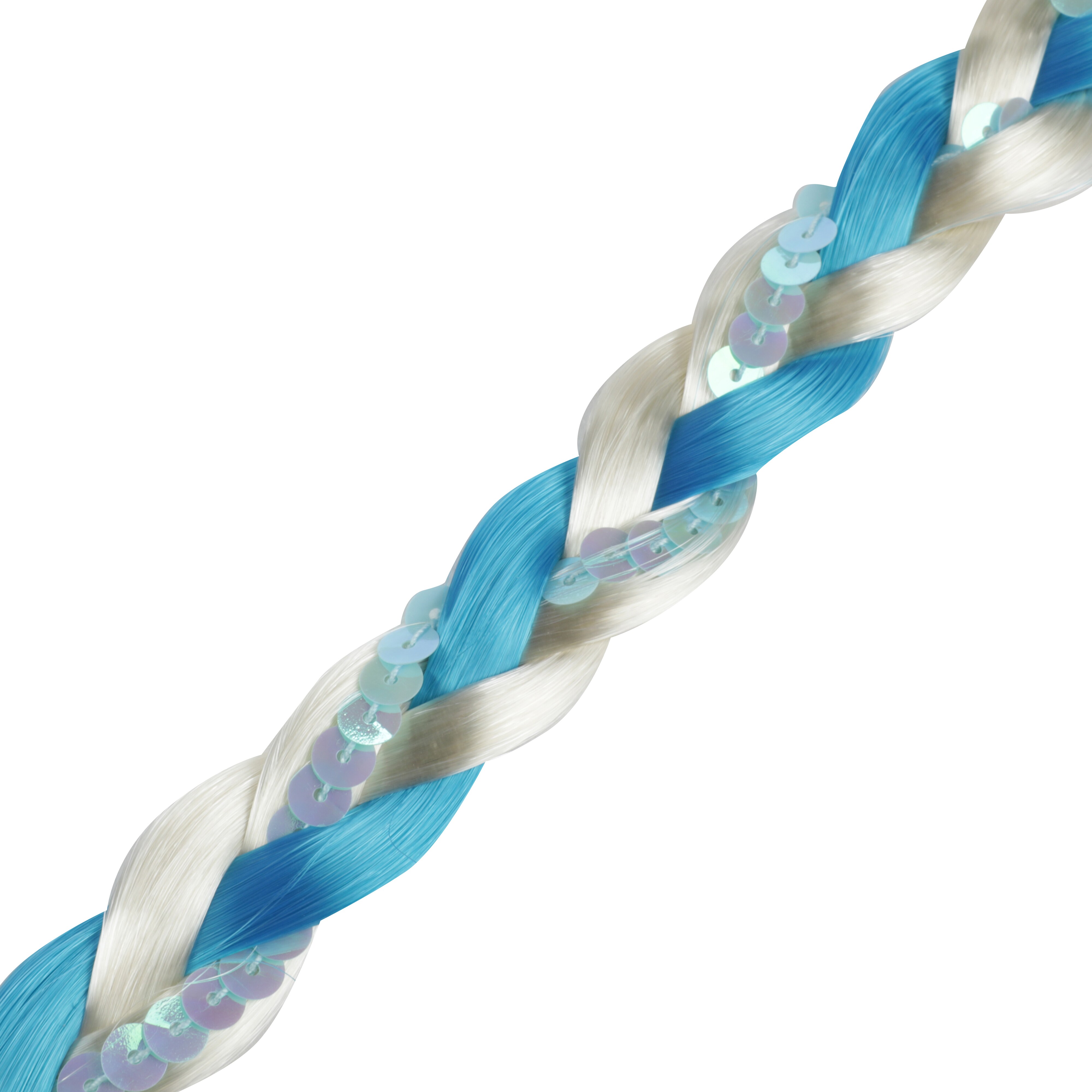 Toi-Toys - ICE PRINCESS Haarzopf Eisprinzessin Haargummi Haare Kostüm Karneval