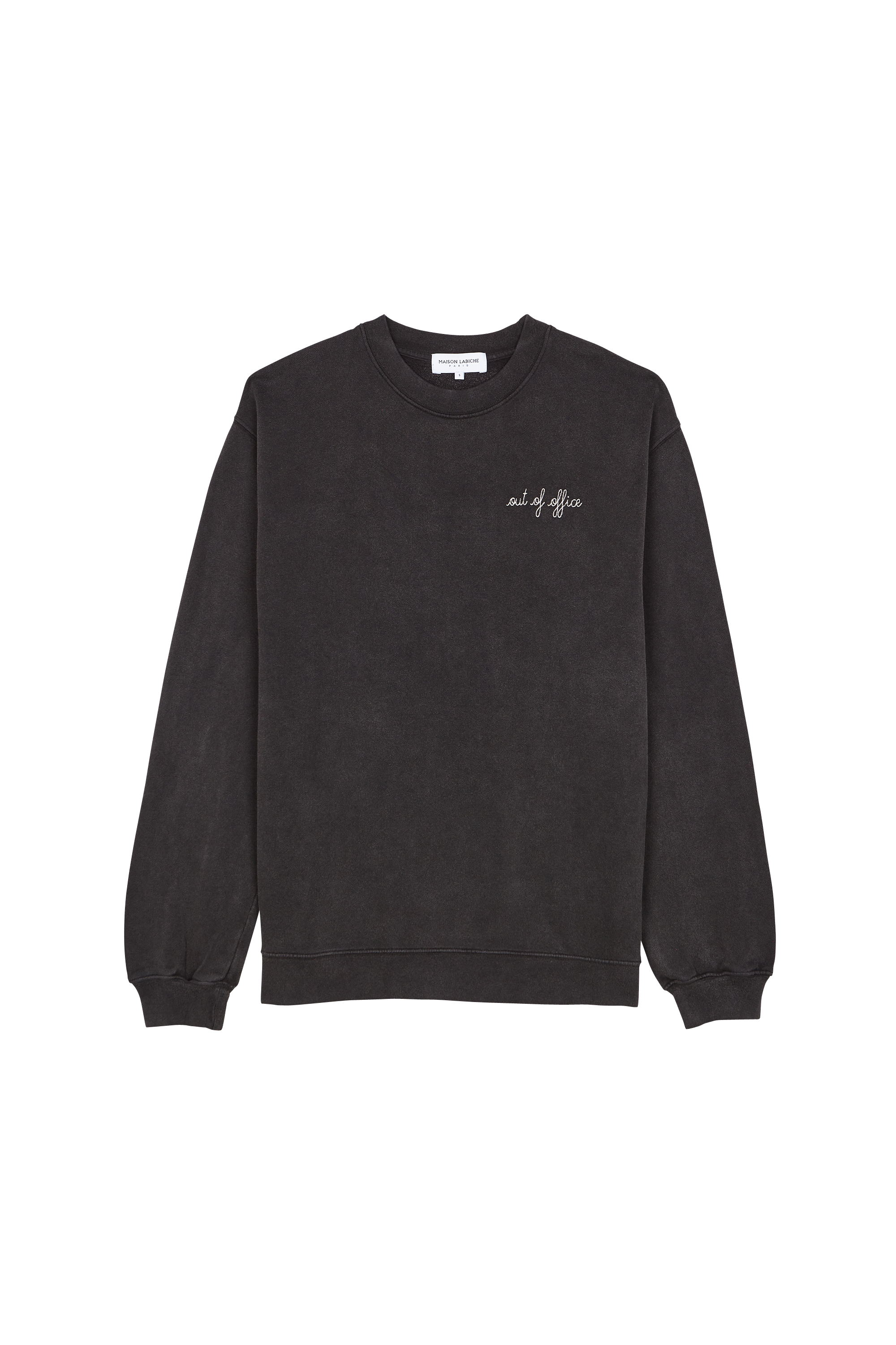 MAISON LABICHE Sweat en Coton biologique LEDRU OUT OF OFFICE/GOTS Gris