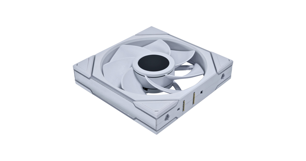 Lian LiUNI FAN TL 140 LCD Wireless Reverse Blade RGB case fan  (Wit, 140 x 140 x 28 mm, PWM, 1x 9-pin USB)