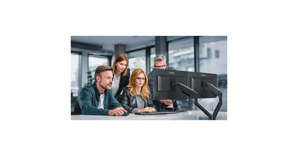 iiyamaDS4002C-B1 monitorarm  (Zwart)