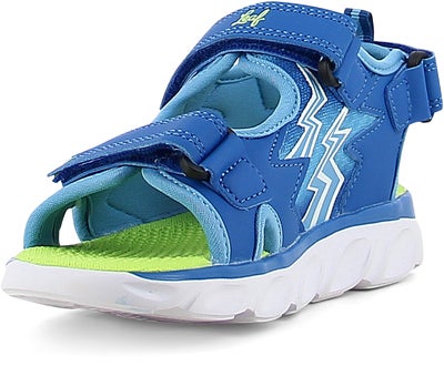 Leaf Filipstad  Blinkende Sandaler, Blue/Lime
