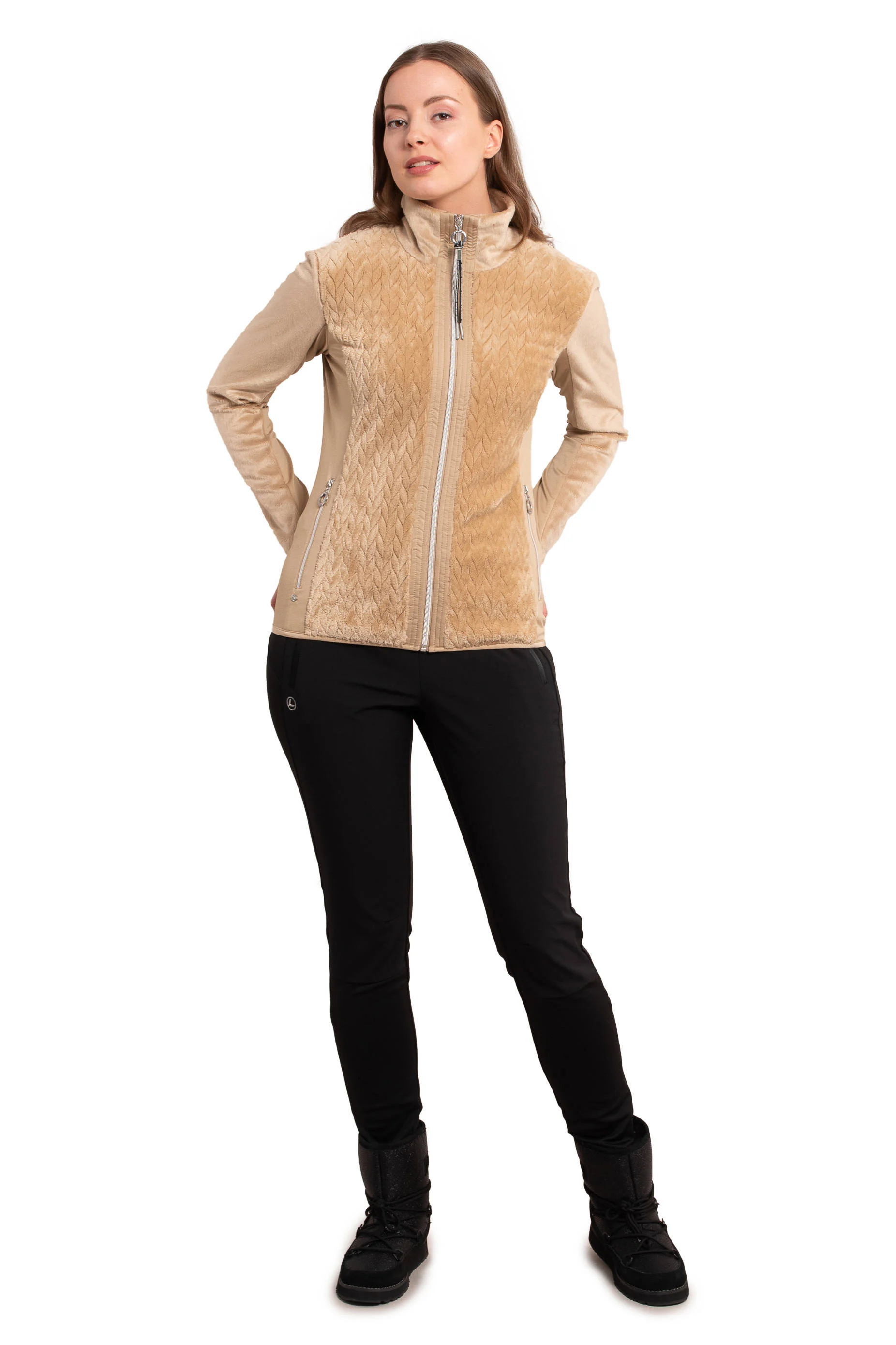 Luhta vest Ikaala beige
