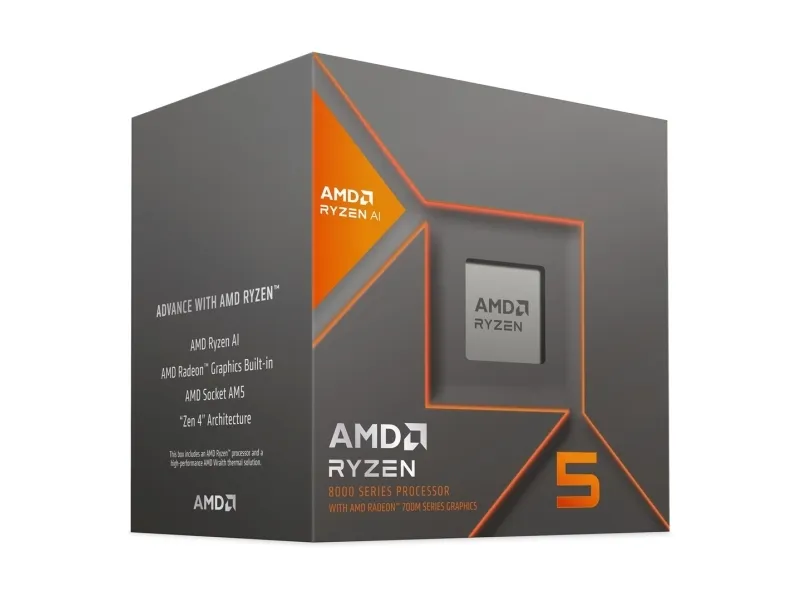 AMD Ryzen 5 8600G - 4.3 GHz - 6-core - 12 tråde - 16 MB cache - Socket AM5 - Box