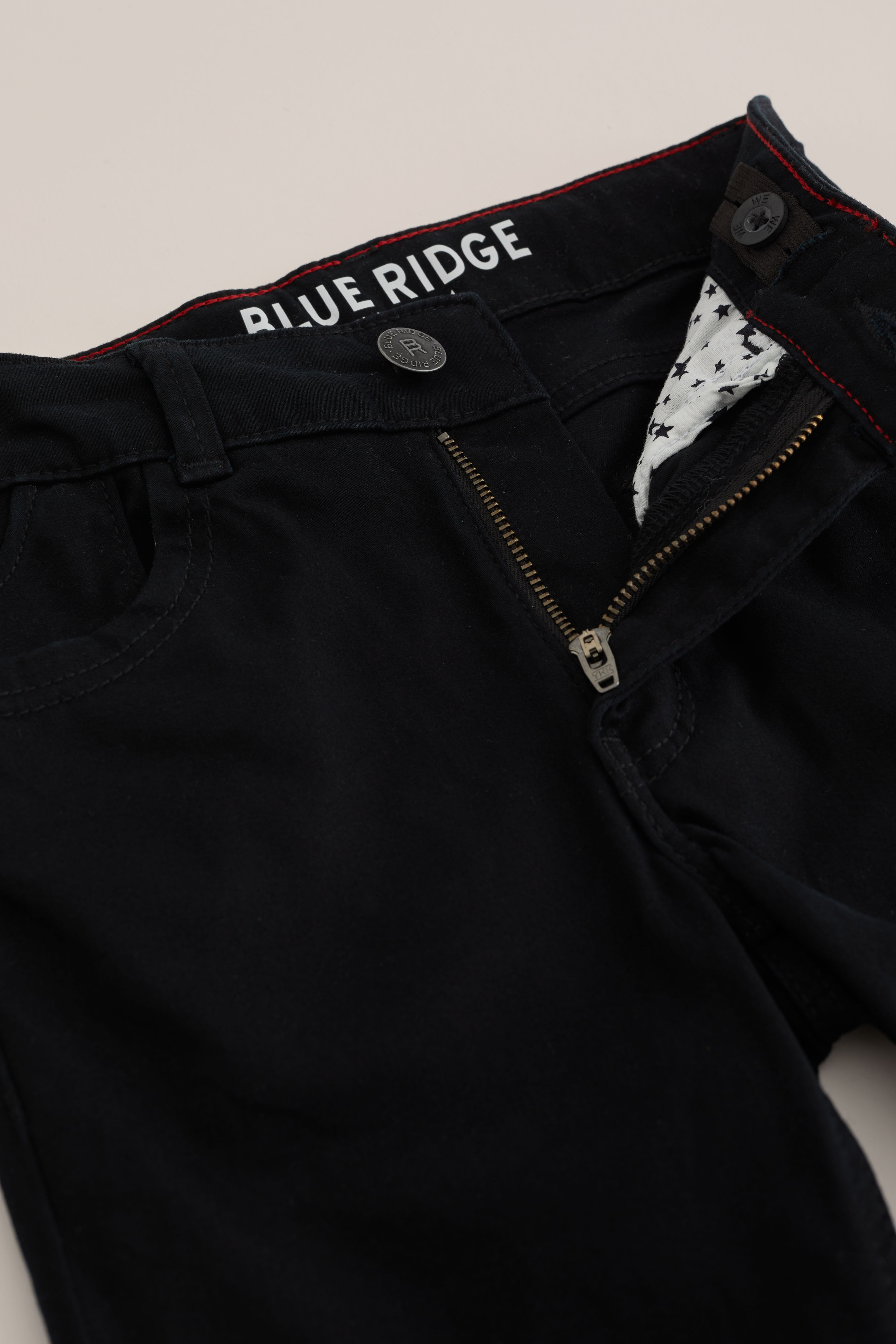 Meisjes super skinny jegging met stretch Blue Ridge Zwart