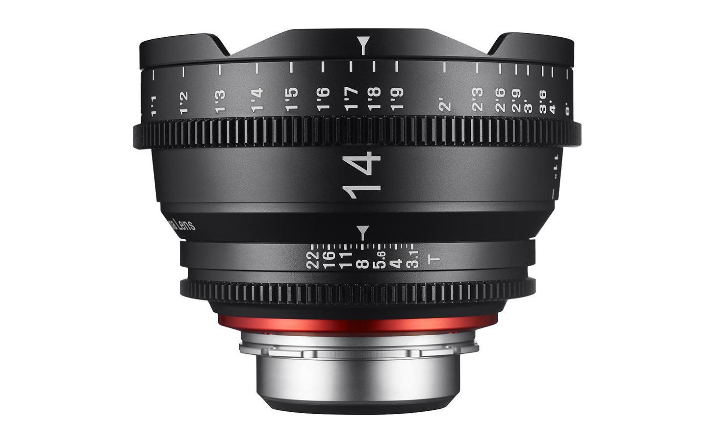 Festbrennweite XEEN 14mm T/3.1 FF Cine – Canon EF<br>XEEN 14mm t/3.1