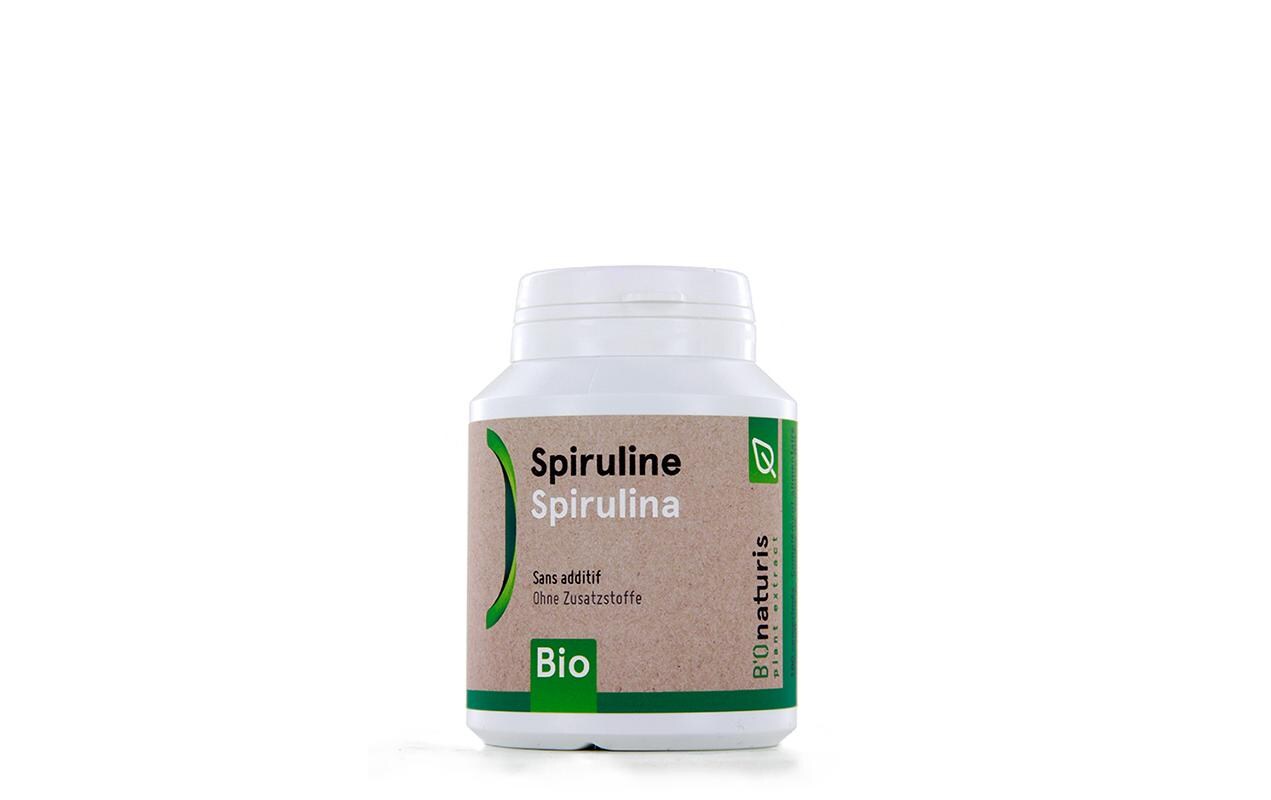 Spirulina Bio 180 TablettenVegane Spirulina Kapseln als Nahrungsergänzung