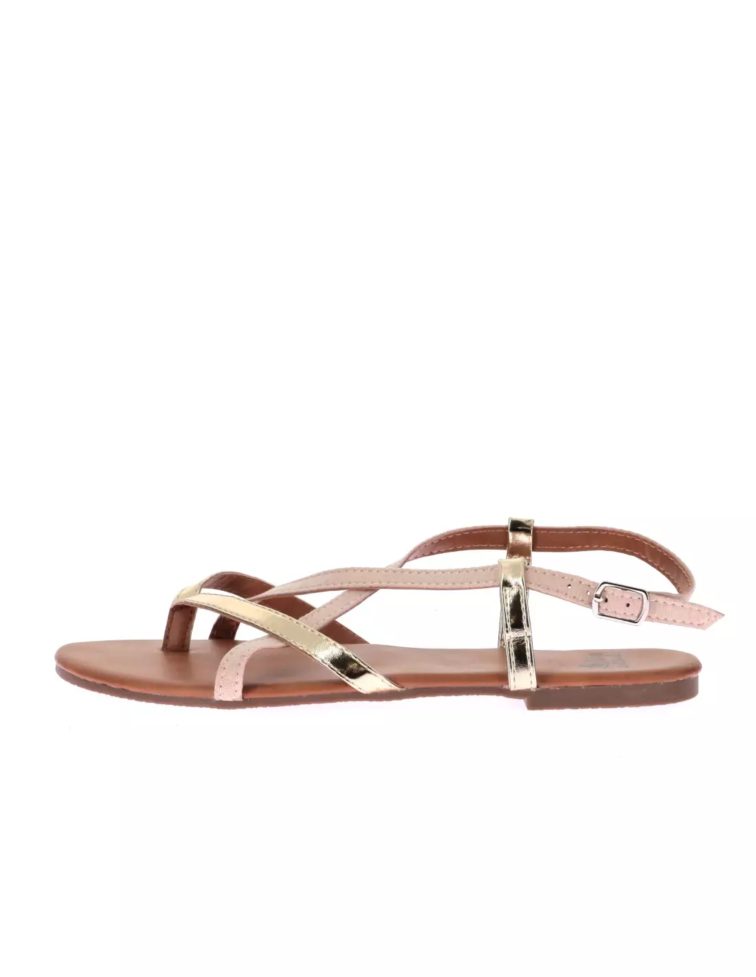 LES FILLES DU SUD B922150 - Sandales & nu-pieds NUD/PLATINE