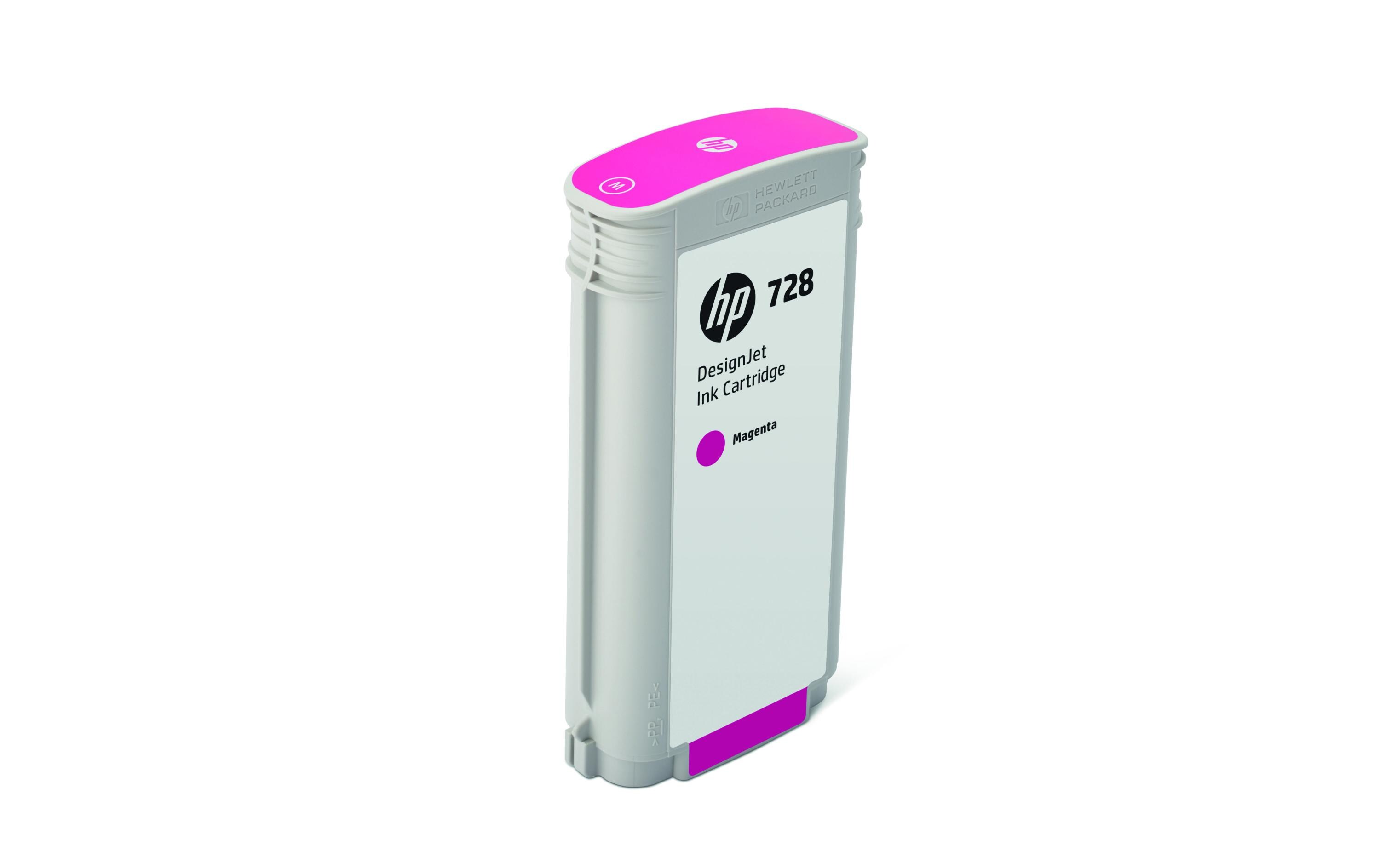 Tinte Nr. 728 (F9J66A) Magenta<br>Druckerpatrone