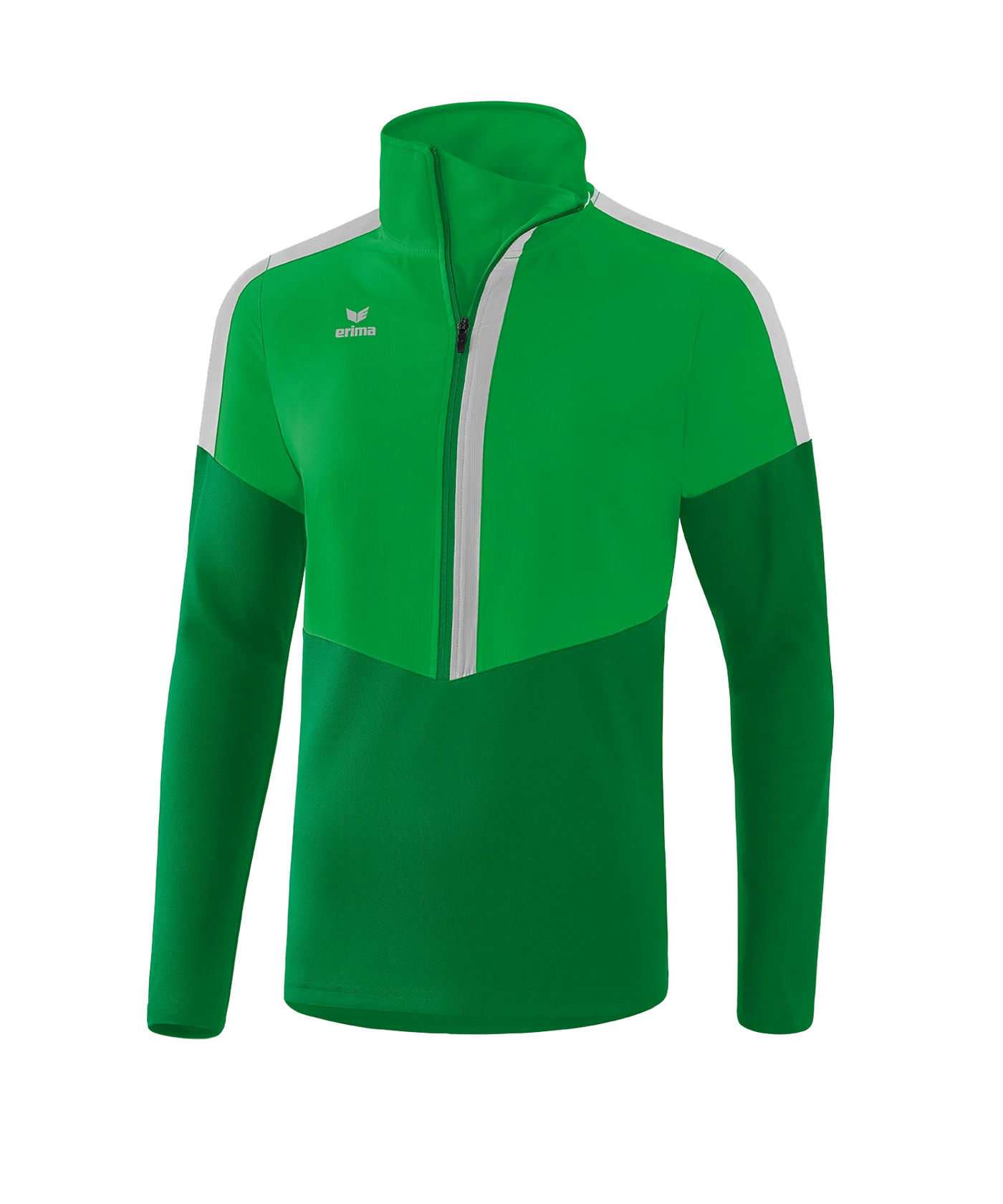 Erima Squad HalfZip Sweatshirt Grün Grau