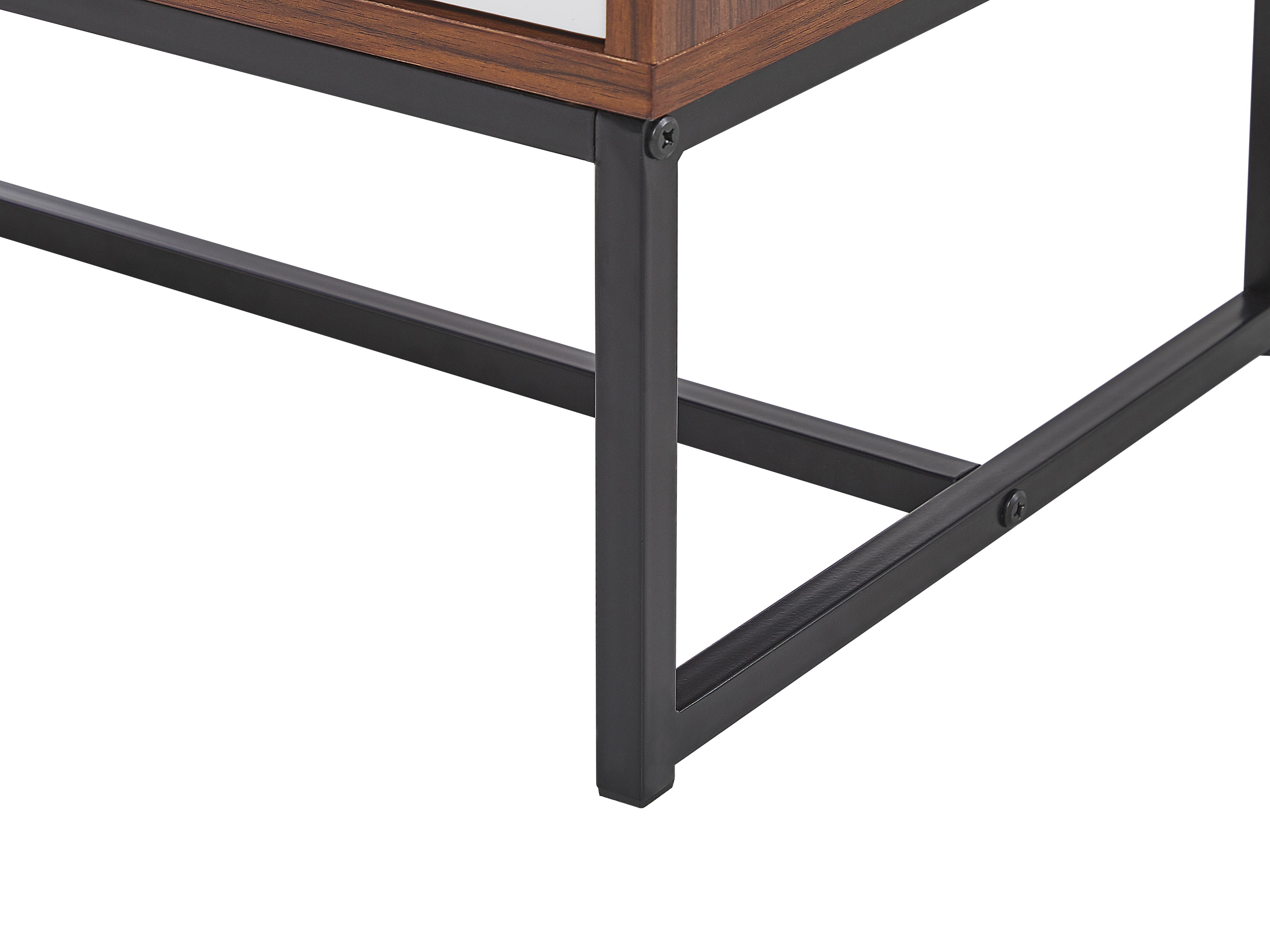Kast NUEVA Donkerbruin/wit