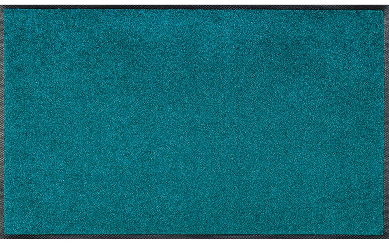 Fussmatte Peacock Green 75 cm x 120 cmRutschfeste Fussmatte