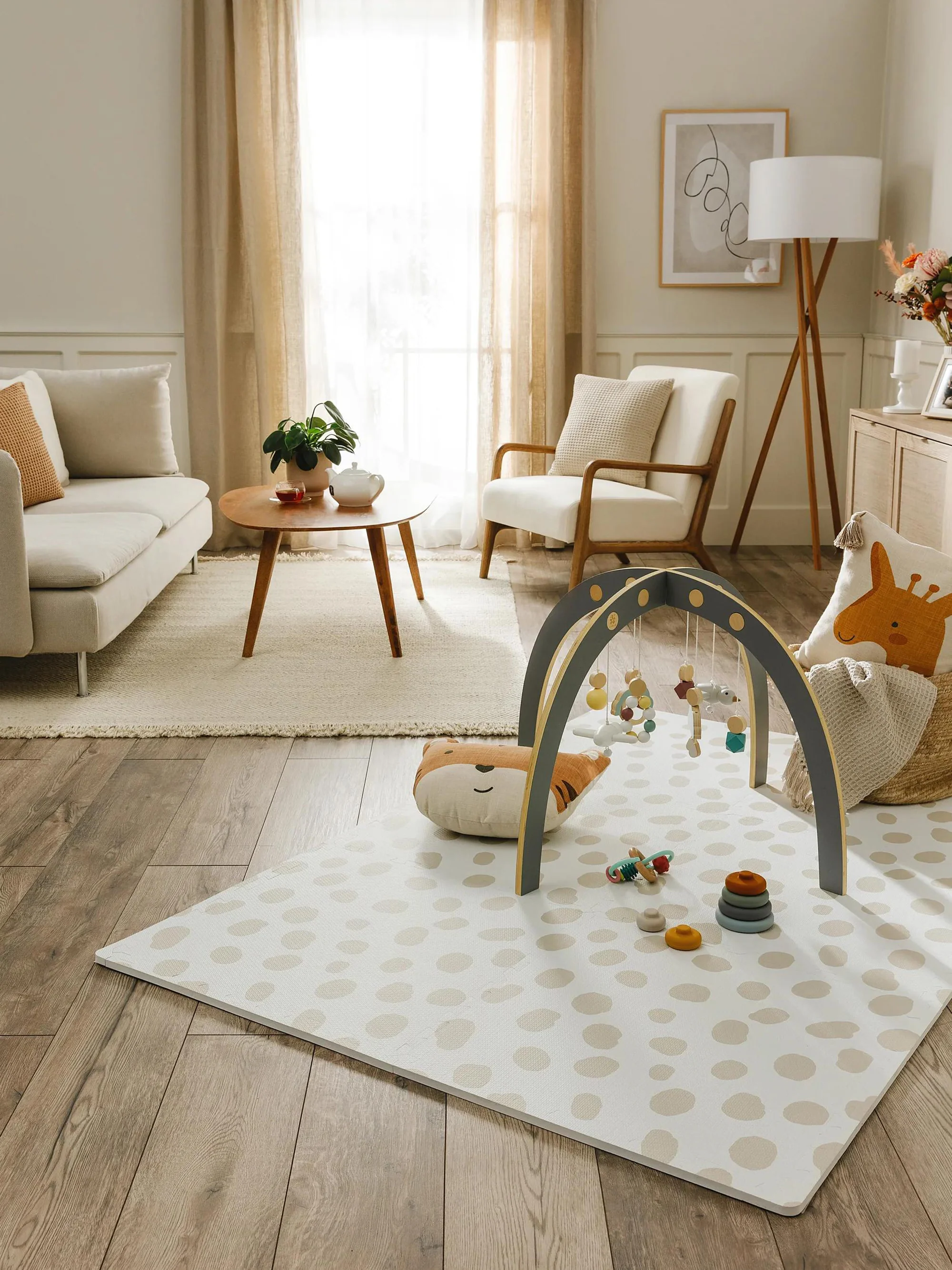 Uitschuifbaar speelkleed Savannah, 6-delig