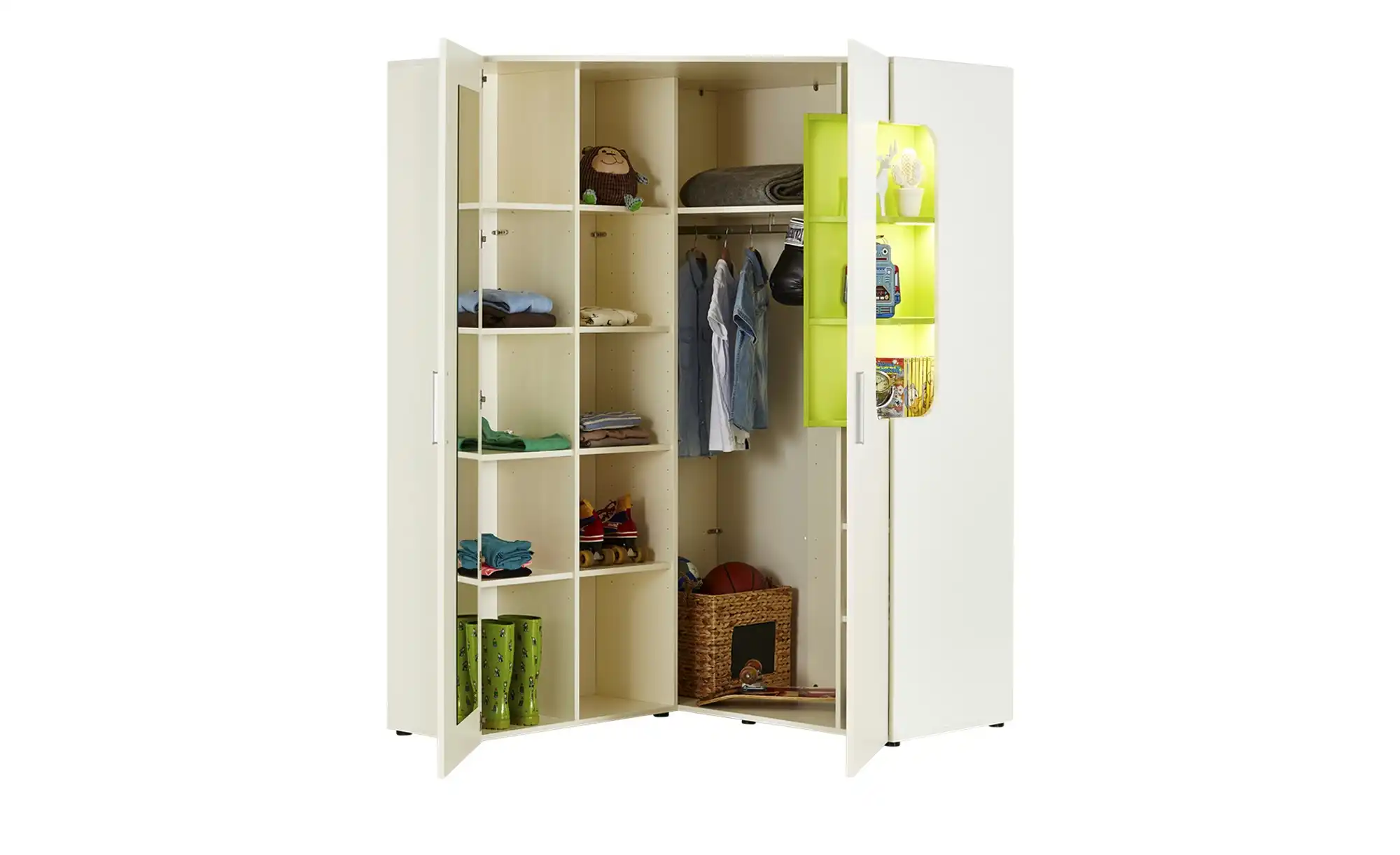 Eckkleiderschrank Maddox