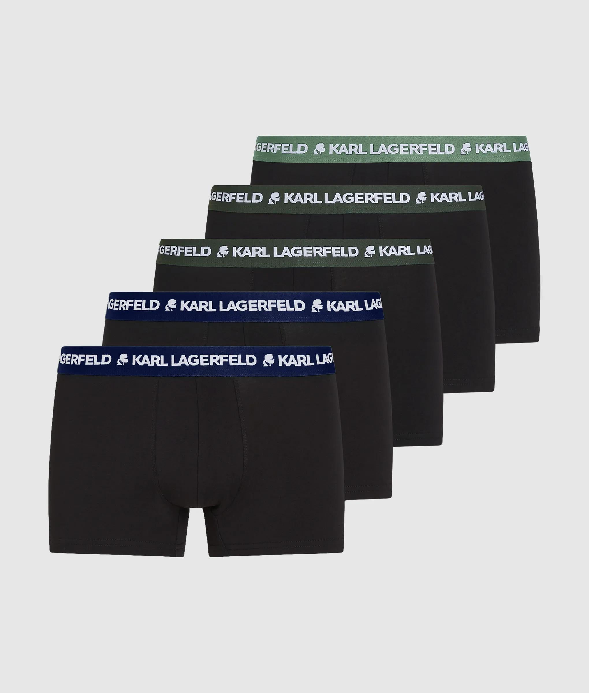 Contrast tailleband boxers - 5 pak